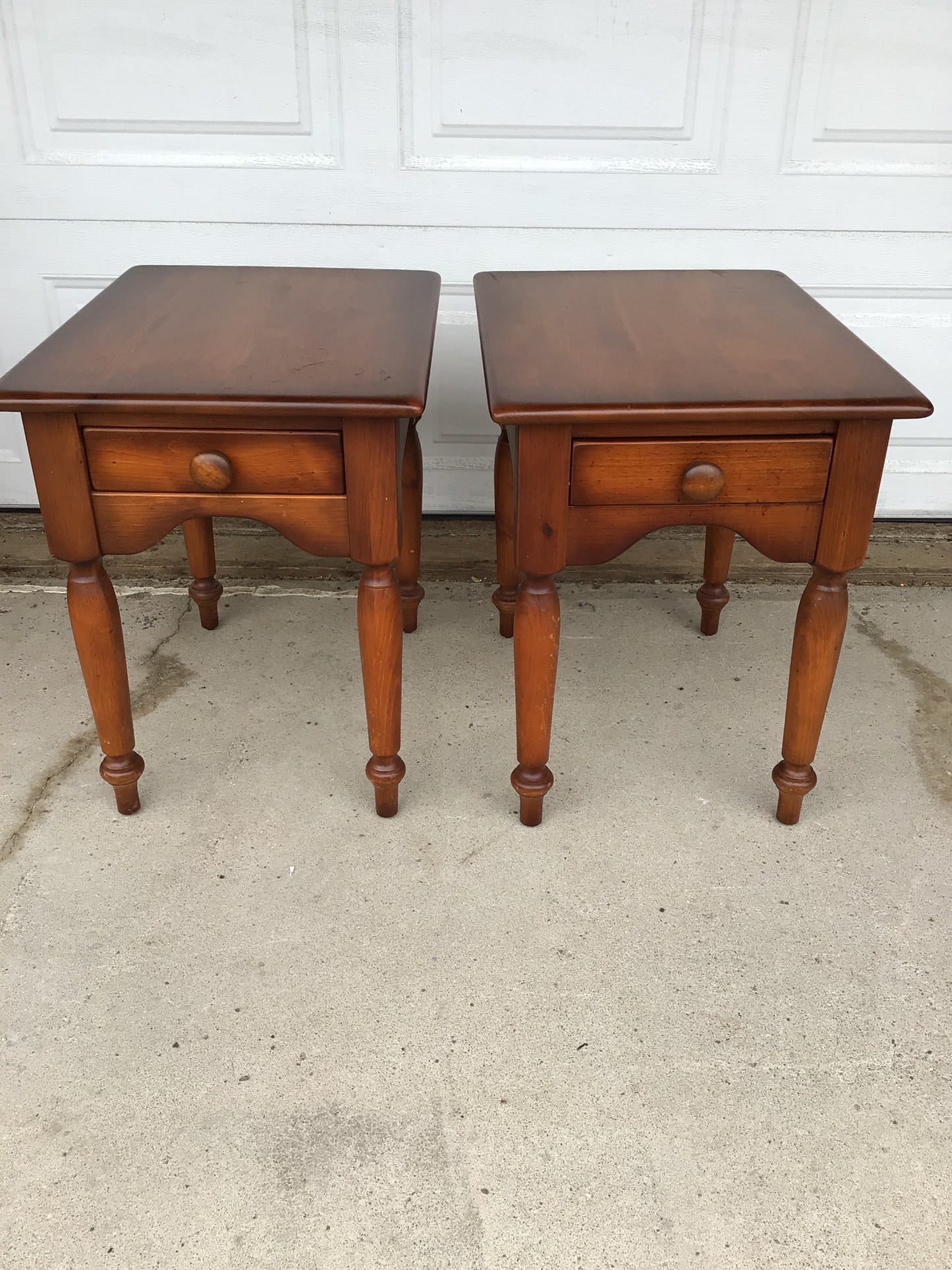 Vintage Solid Pine Side Table
