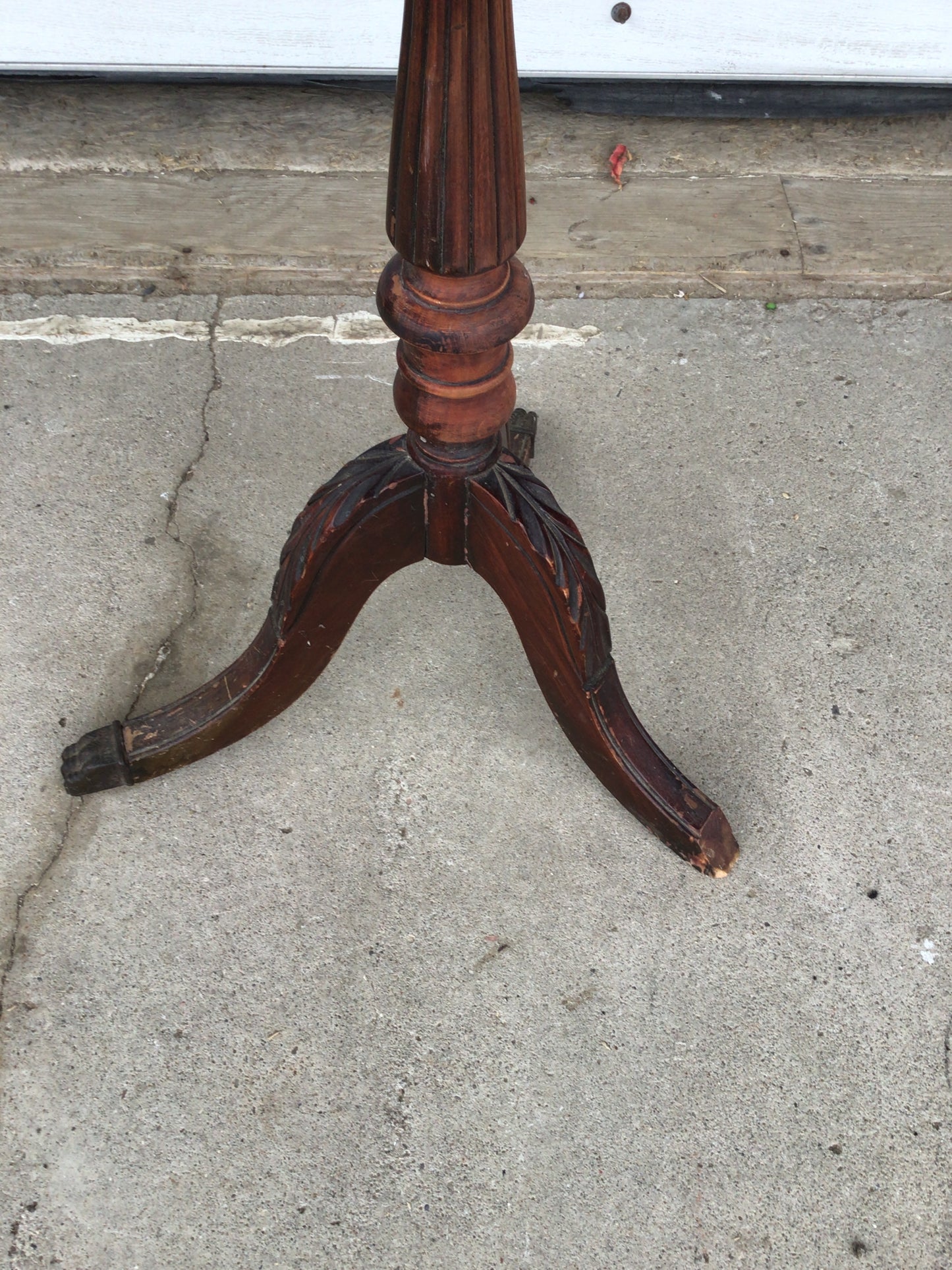 Antique Mahogany Octagon Side Table