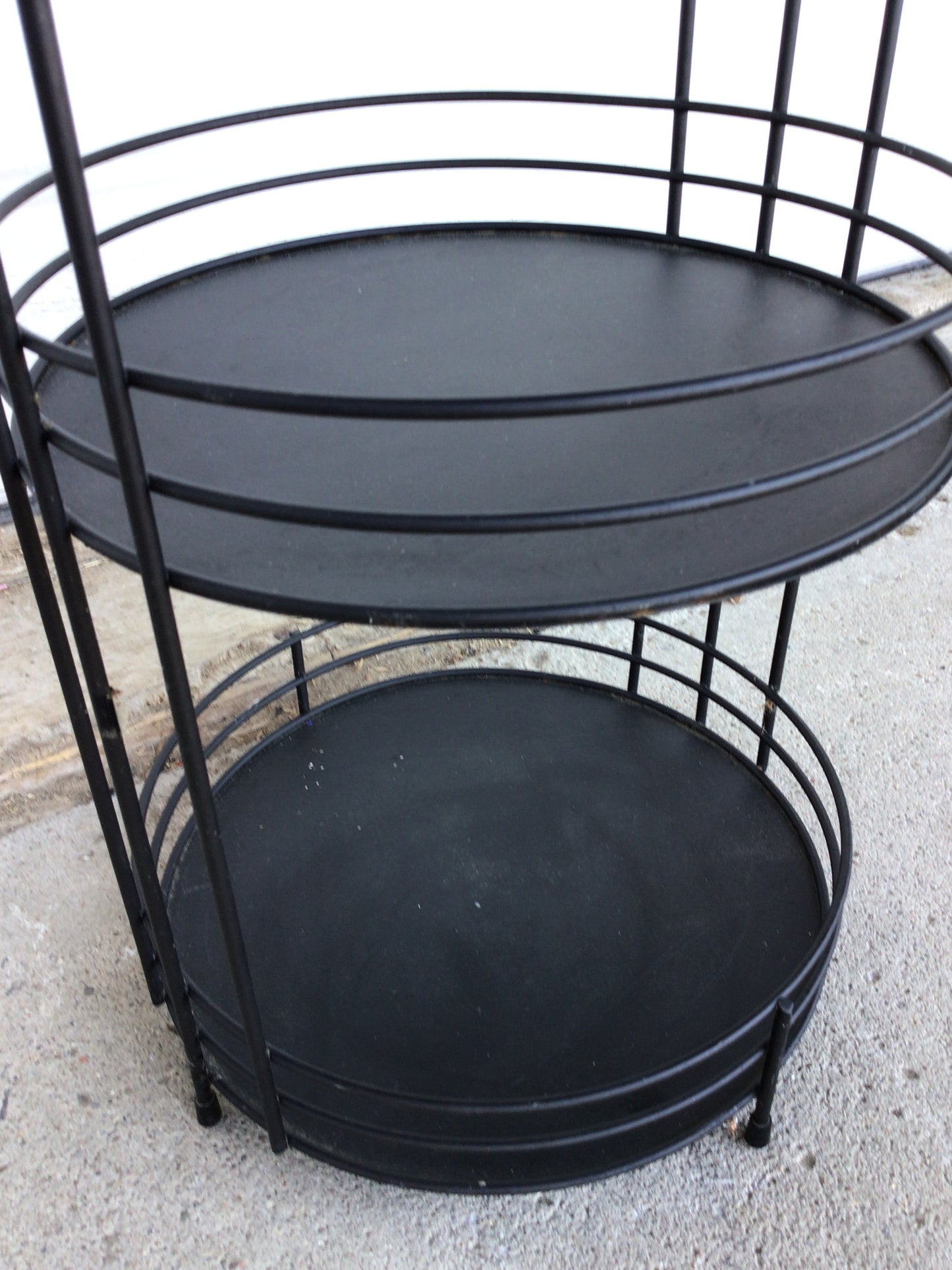 3 Tier Black Dessert Tray