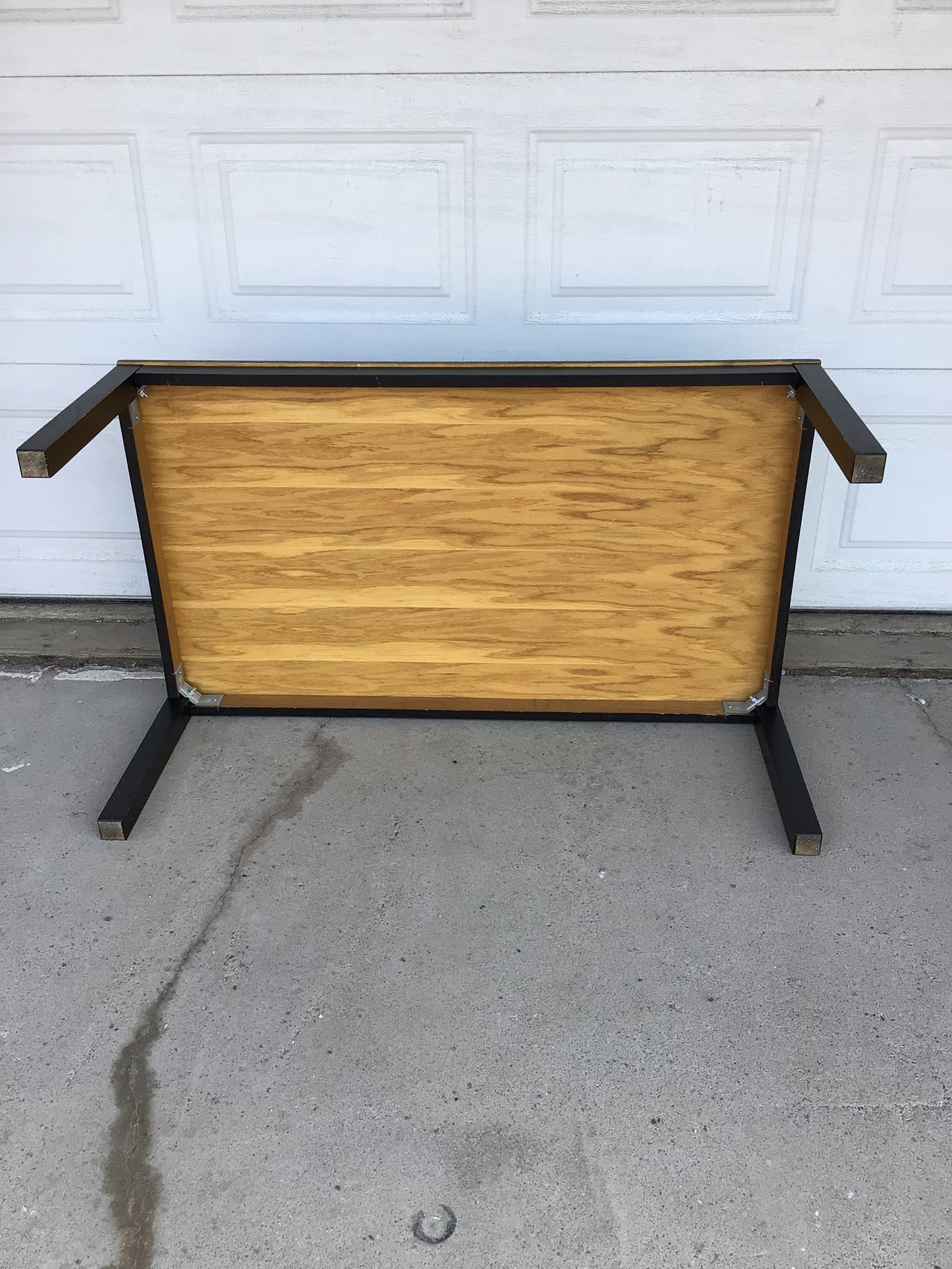 Black Wood Veneer Coffee Table