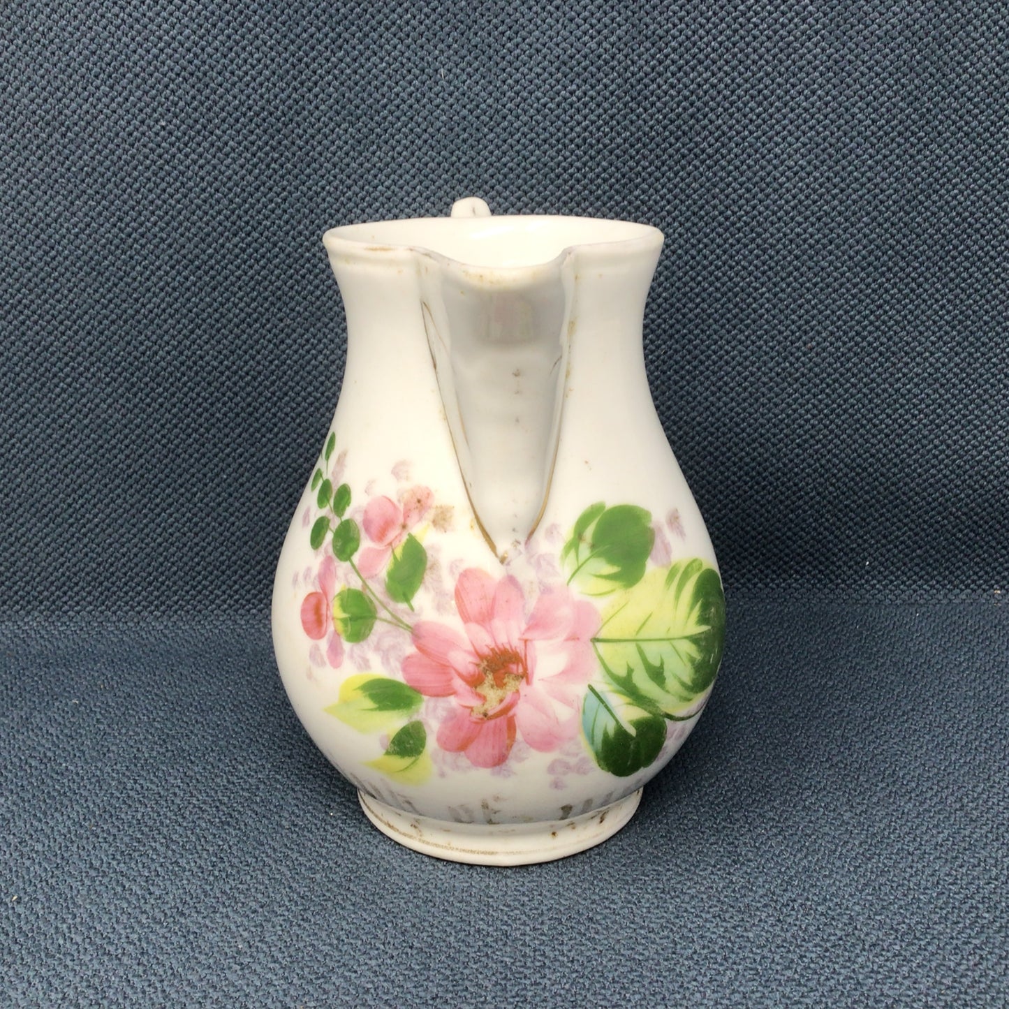 Creamer with Pink & Green Floral Design