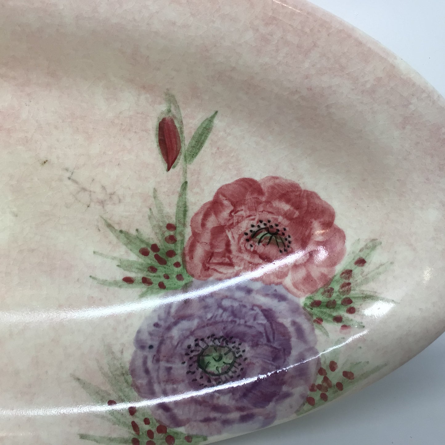 Antique Handpainted Radford England Handpainted Trinket Dish