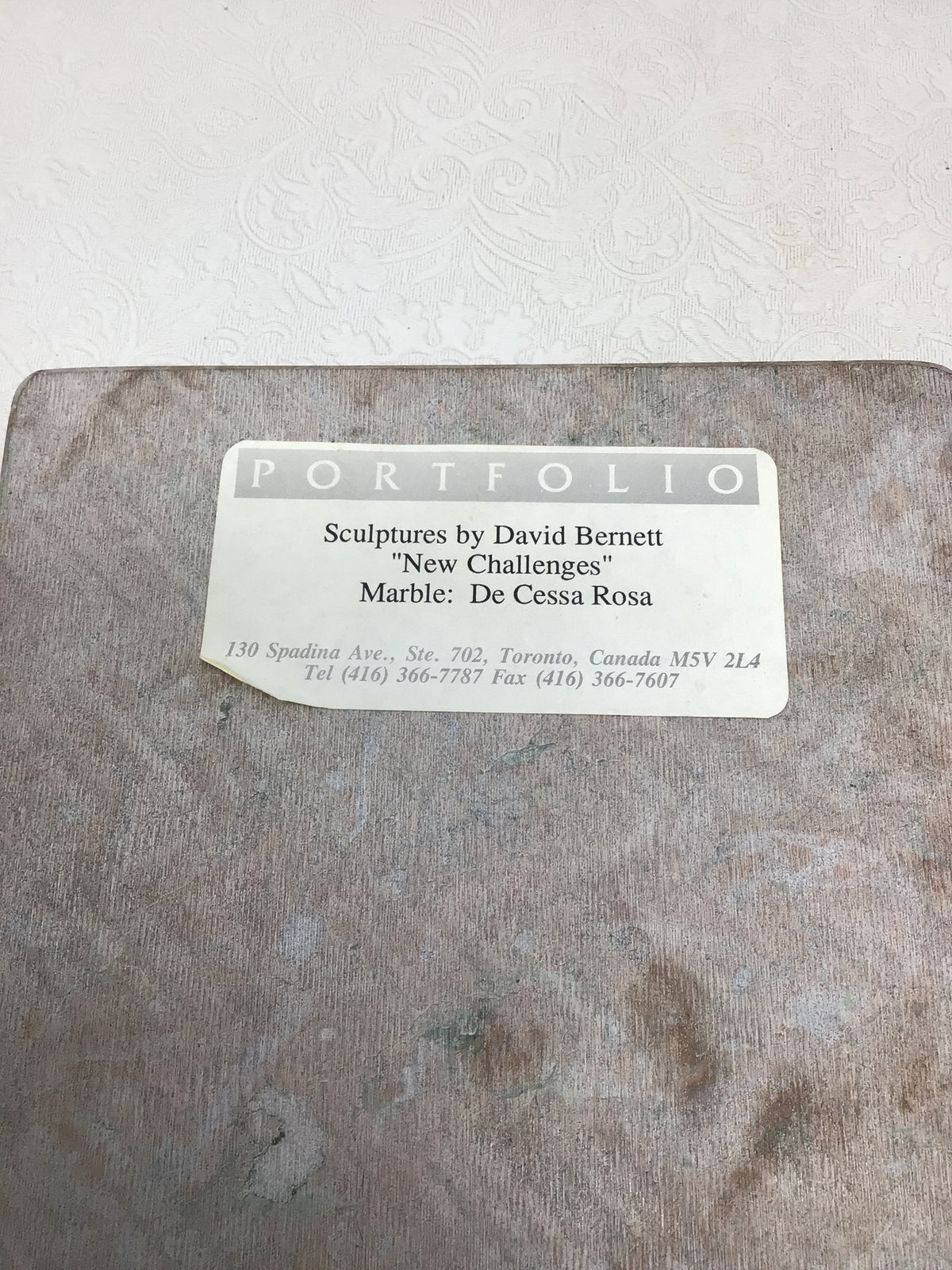 Carved Marble Relief Plaque