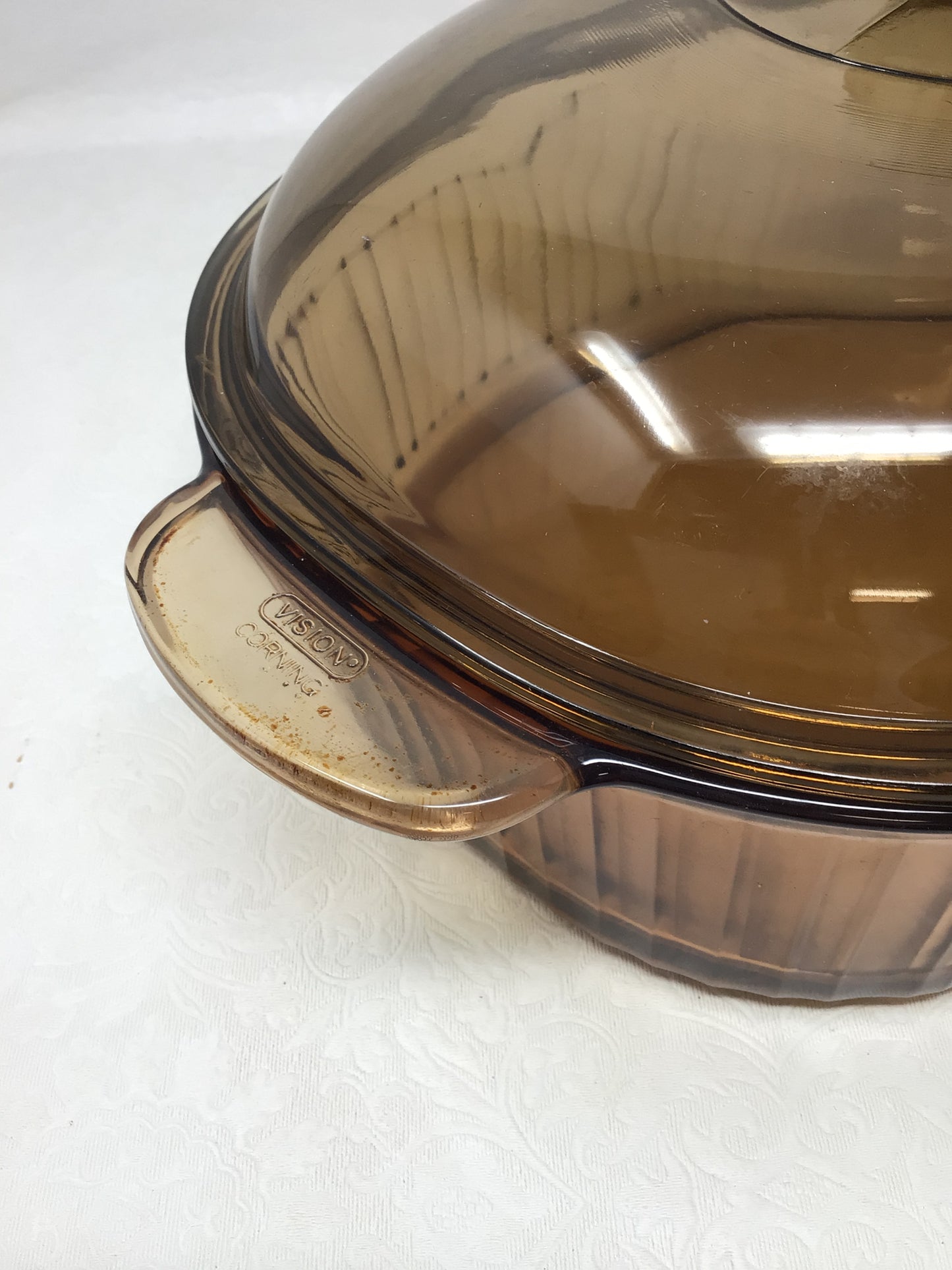 Amber Oval Corning Ware Roaster
