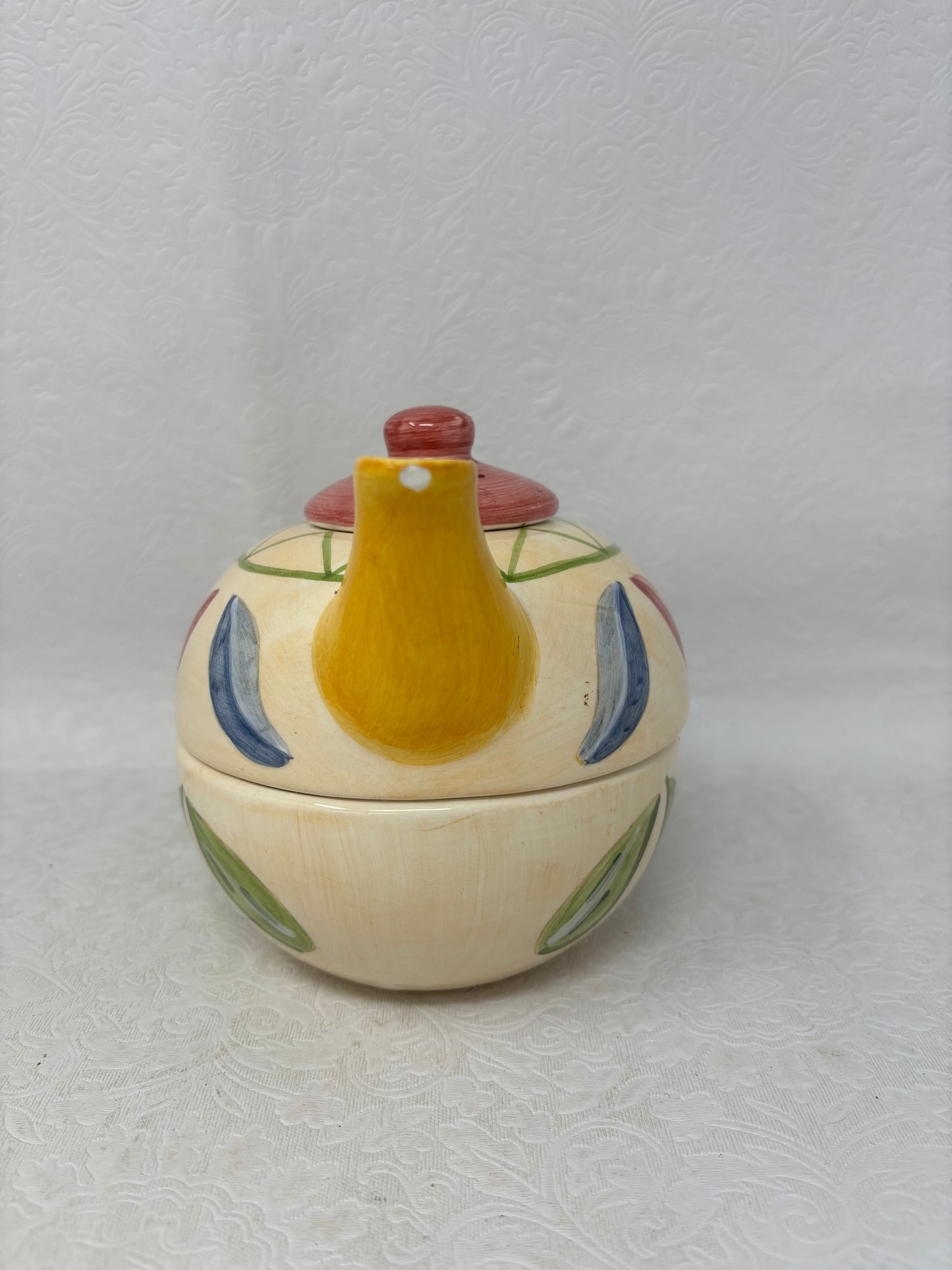 Vintage Vivo Hand Painted “Tea For One” 2-Piece Tea Set