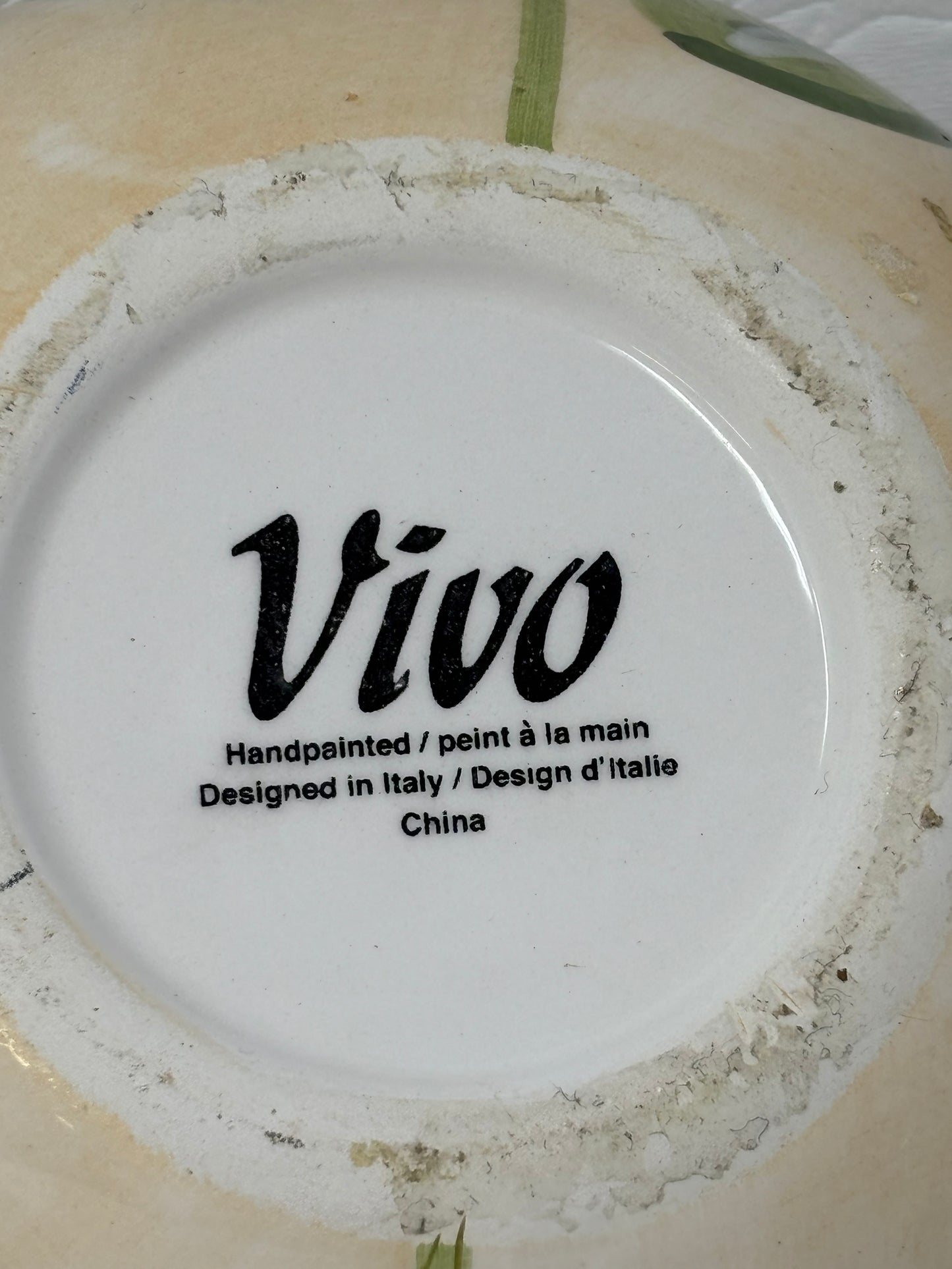 Vintage Vivo Hand Painted “Tea For One” 2-Piece Tea Set