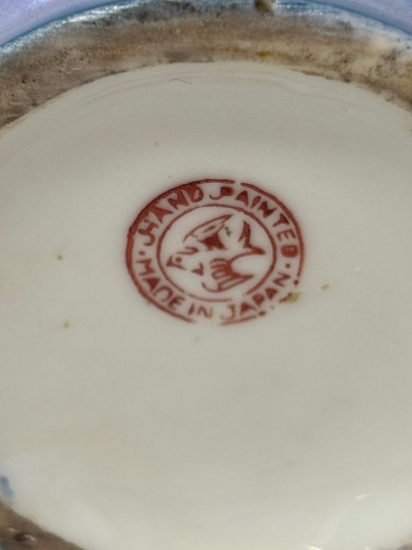 Vintage TT Double Diamond Japanese Lustreware Hand Painted Coffee Creamer