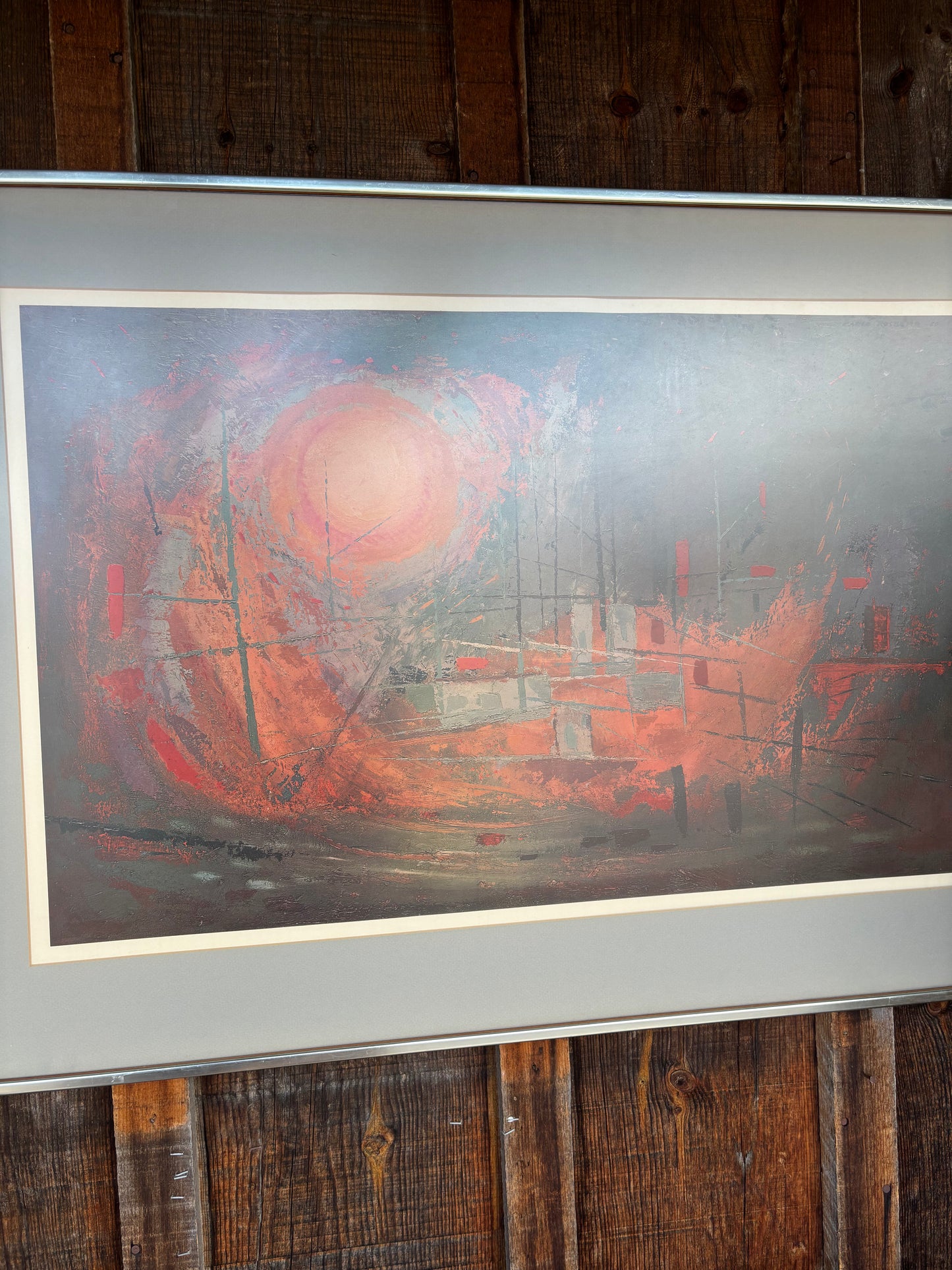 Print Of Oil Painting “Solspil” by Carlo Rosberg