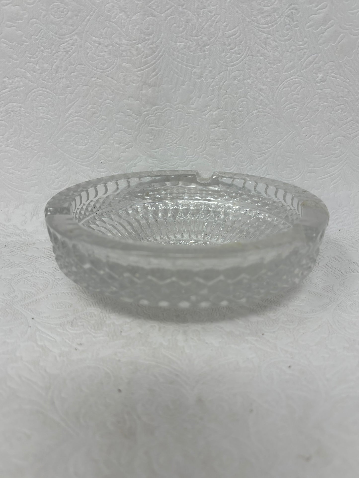 Cut Glass Crystal Ashtray