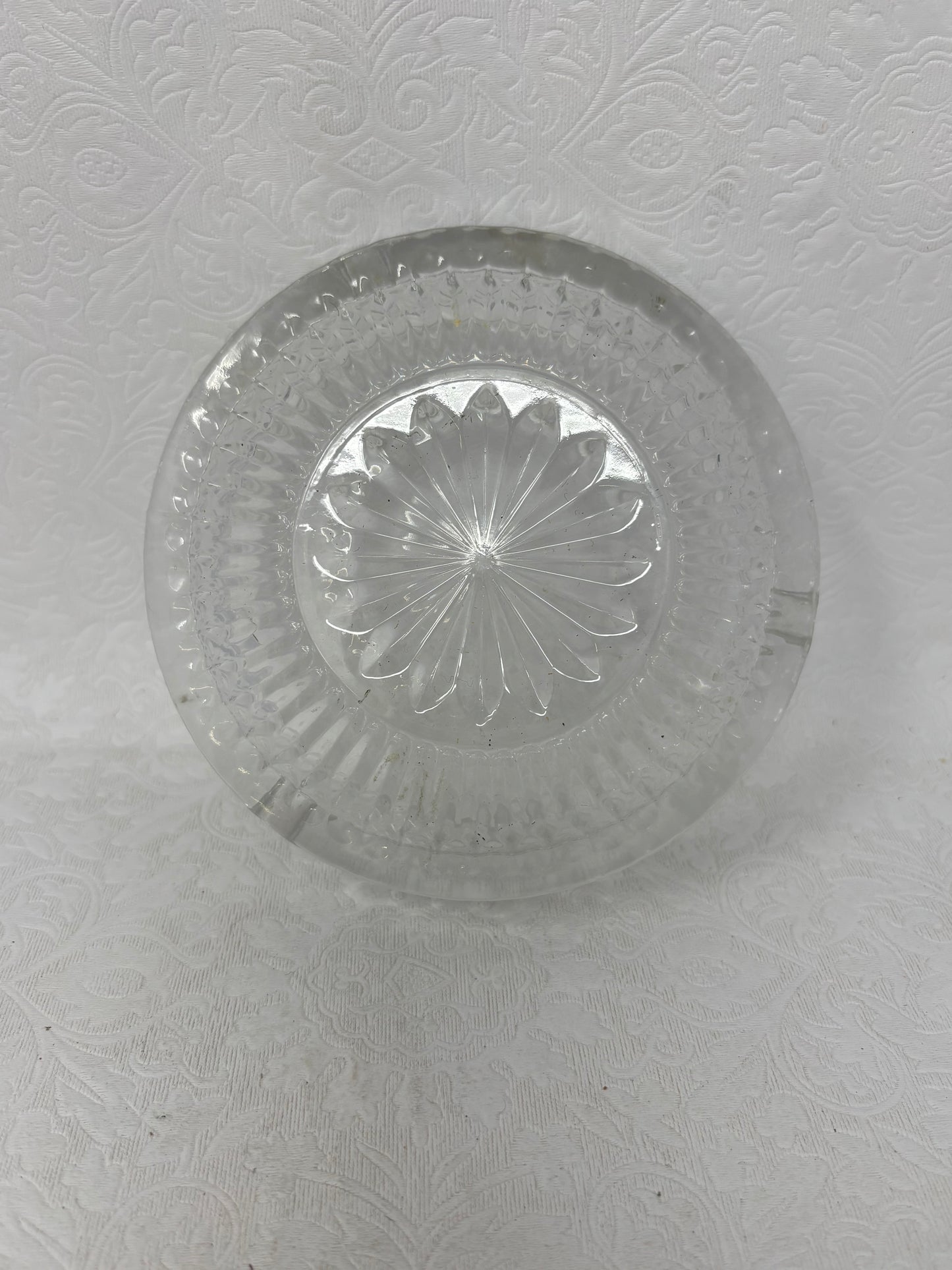 Cut Glass Crystal Ashtray