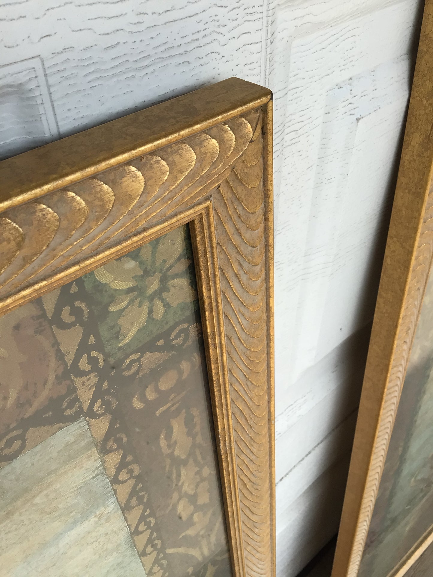 Set of 2 Topiary Tapestry Framed Artwork