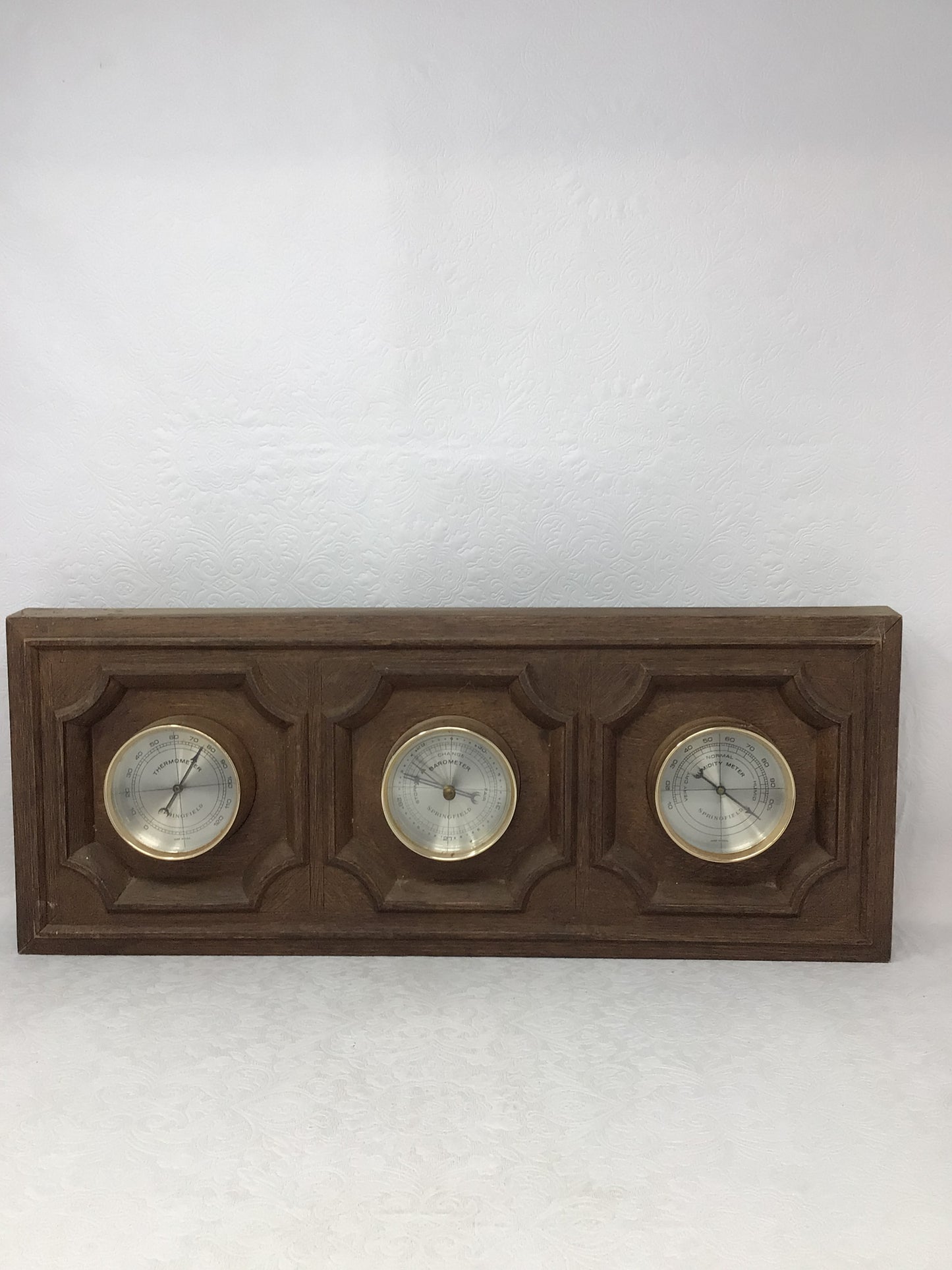 Thermometer, Barometer, and Humidity Gauge