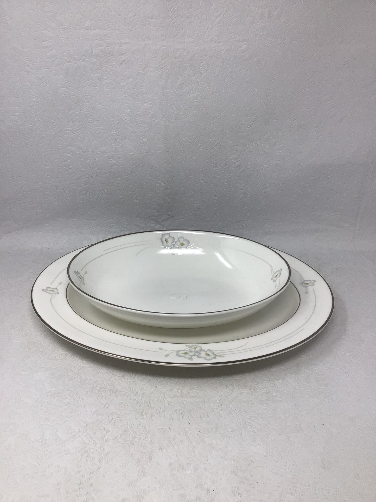 Royal Doulton “Mystique” Serving Bowl and Platter