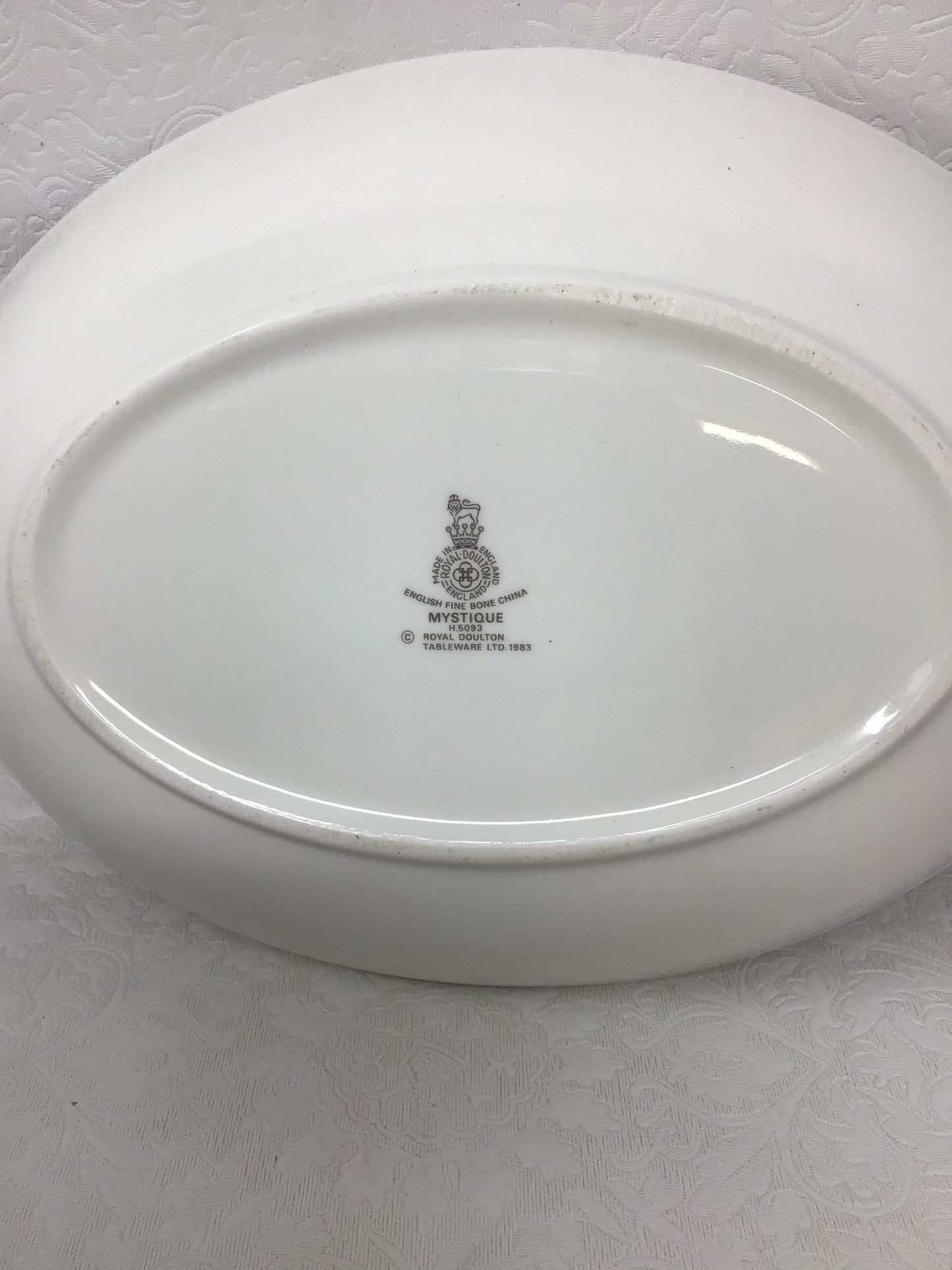 Royal Doulton “Mystique” Serving Bowl and Platter
