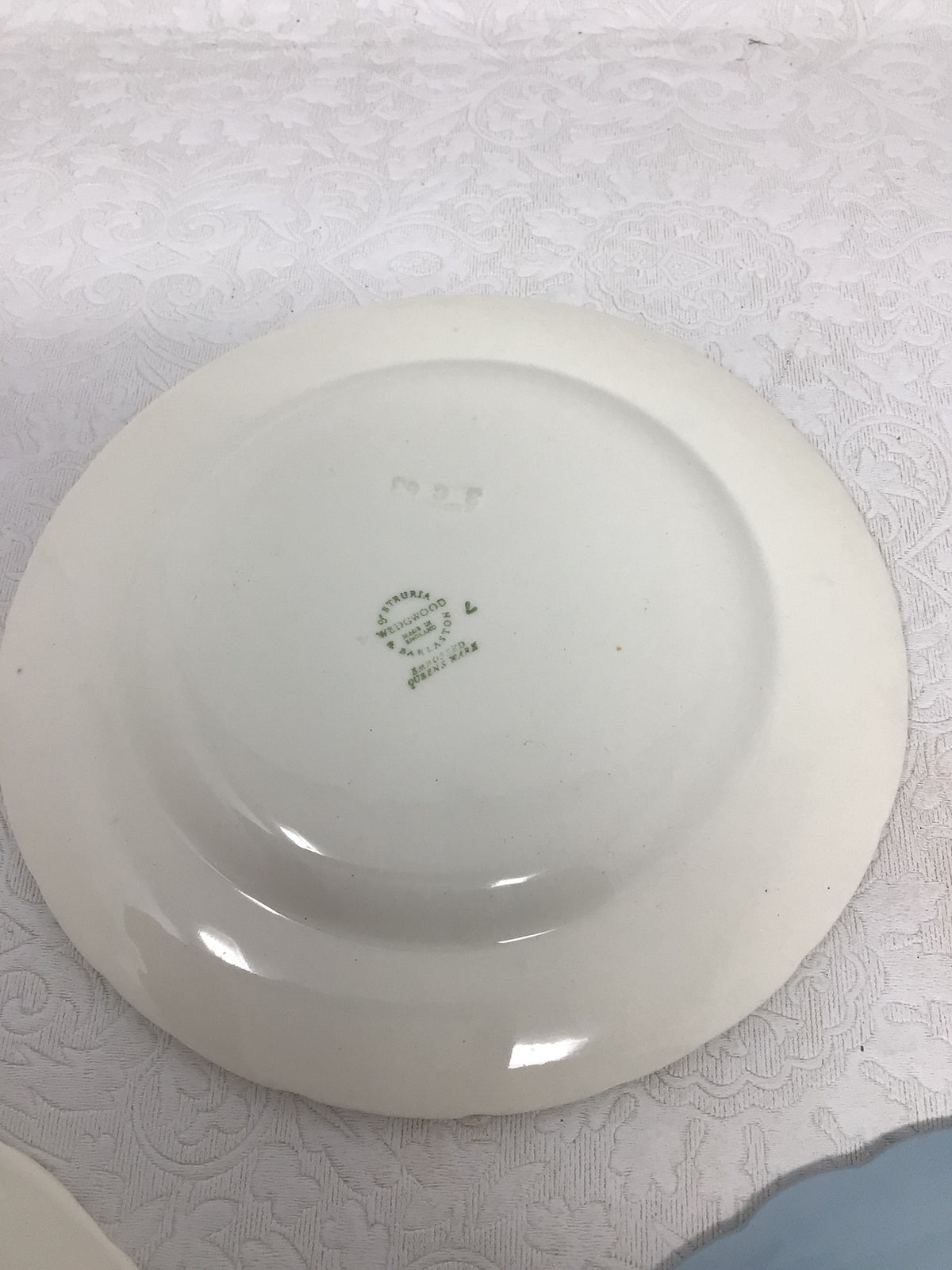 Wedgwood Embossed Queen’s Ware Plates, Set of 3