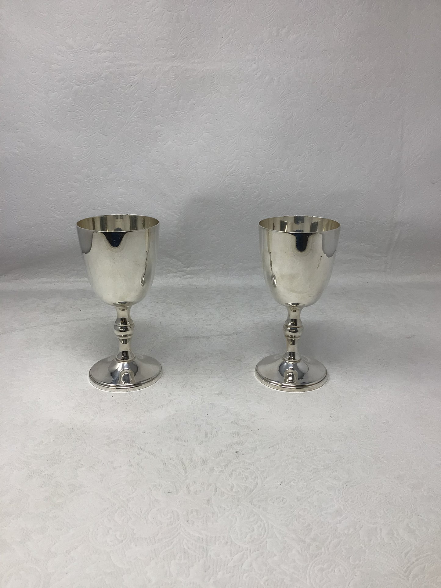 Set of 2 Vintage Silver Plated Goblet/Chalice