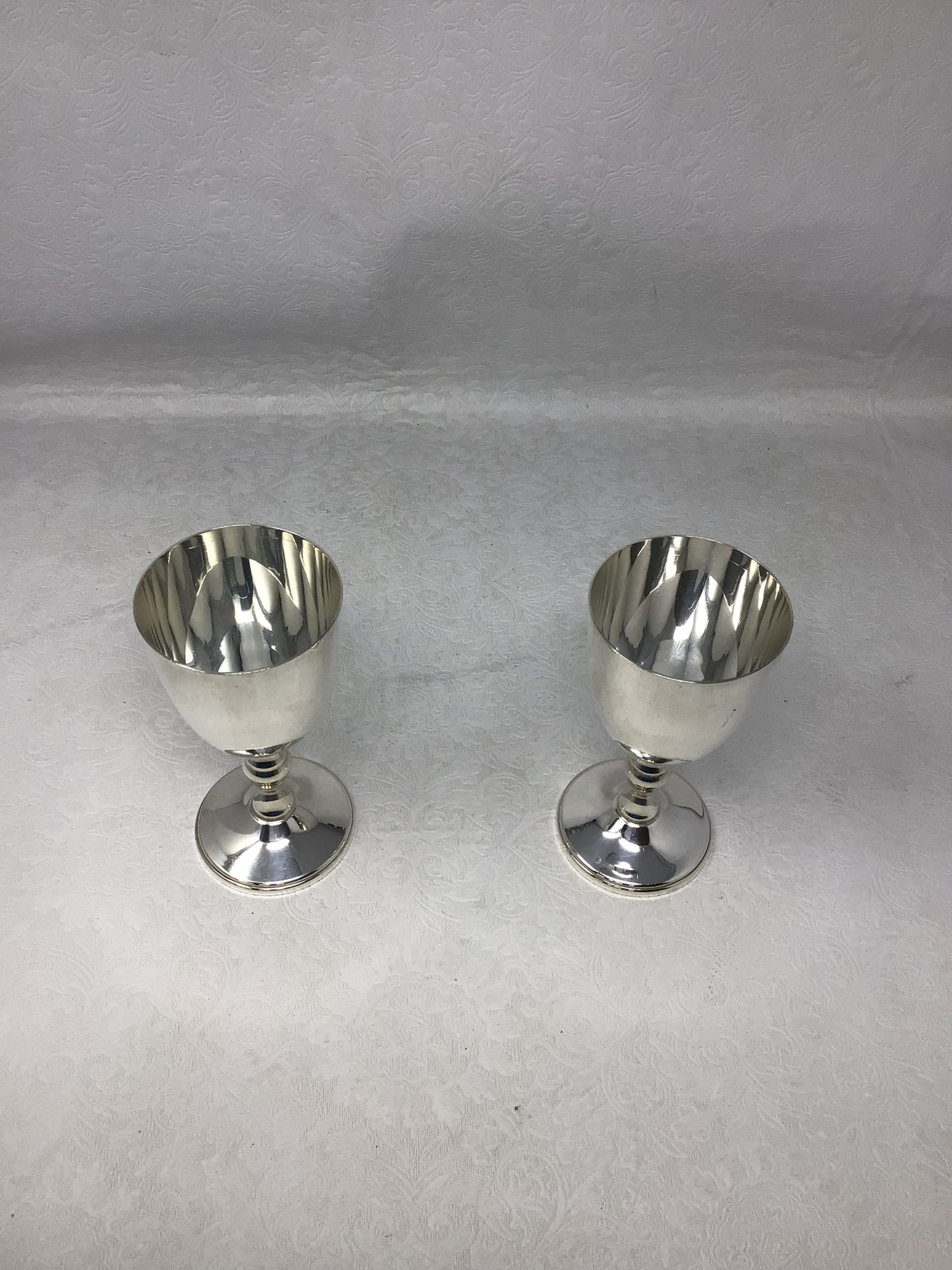 Set of 2 Vintage Silver Plated Goblet/Chalice