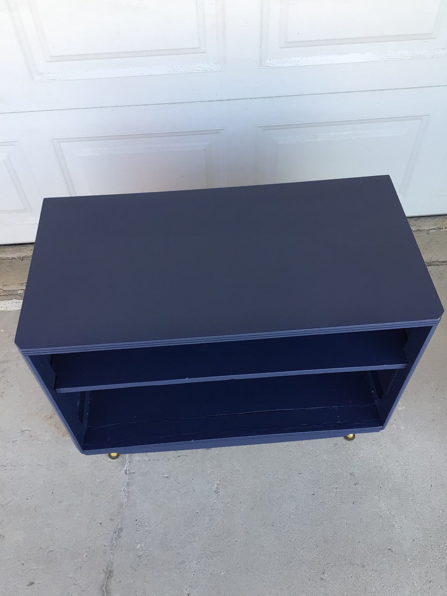 Navy Media Cabinet