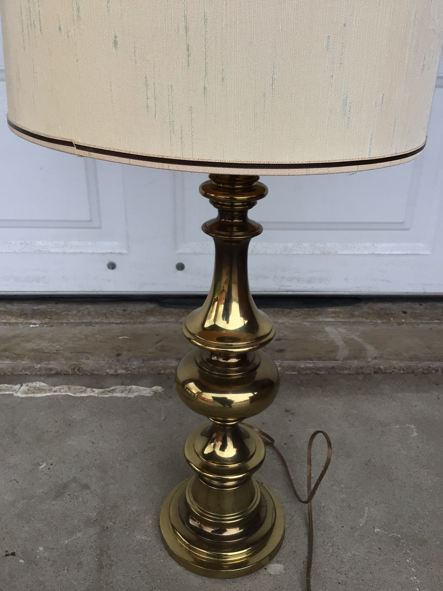 Brass Stiffel Like Table Lamp