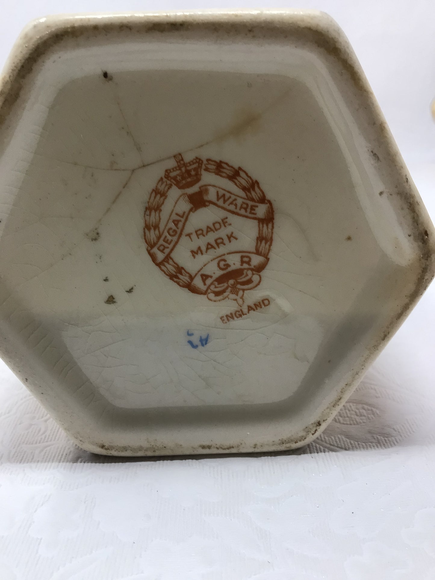 Vintage Crown Devon Fielding Blush Vase