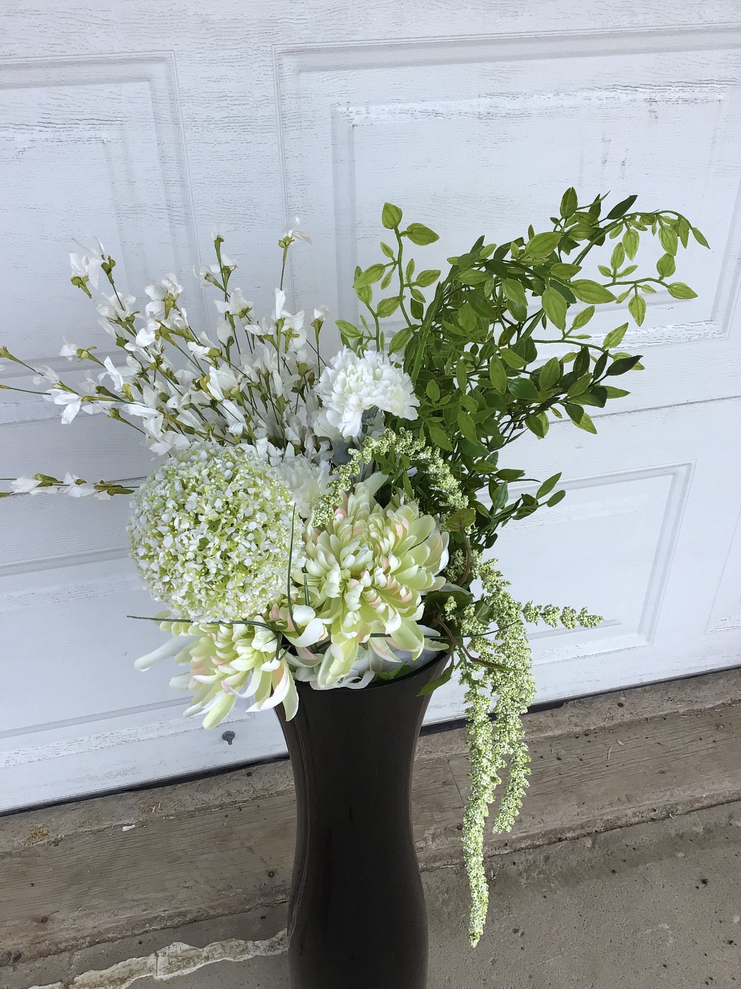 Black Glass Vase