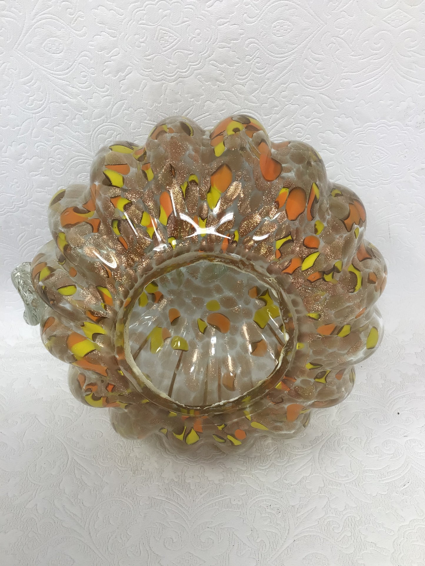 Handblown Glass Pumpkin