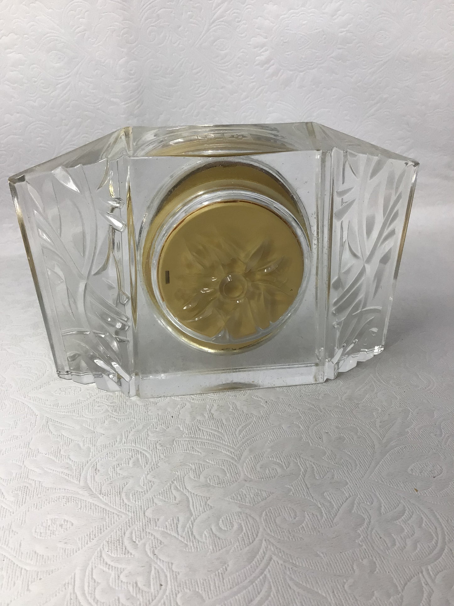 Decorative Glass Mantle Clock