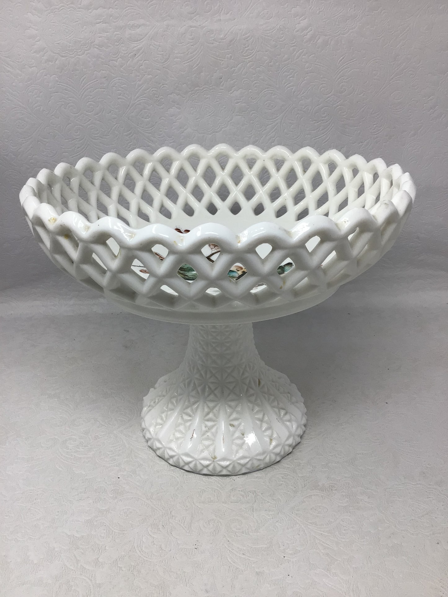 Vintage Pedestal Fruit Bowl