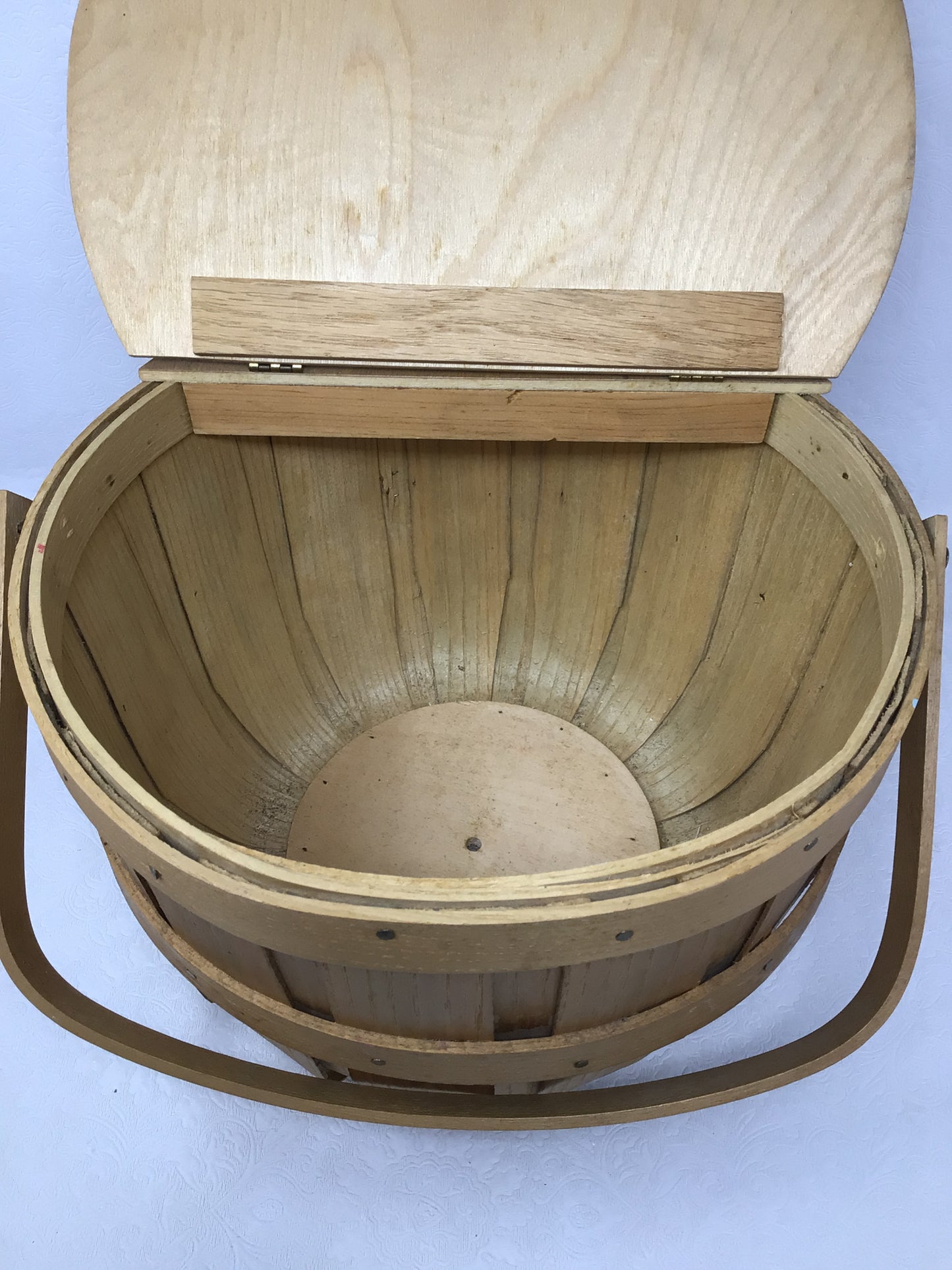 Folk Art Woven Basket