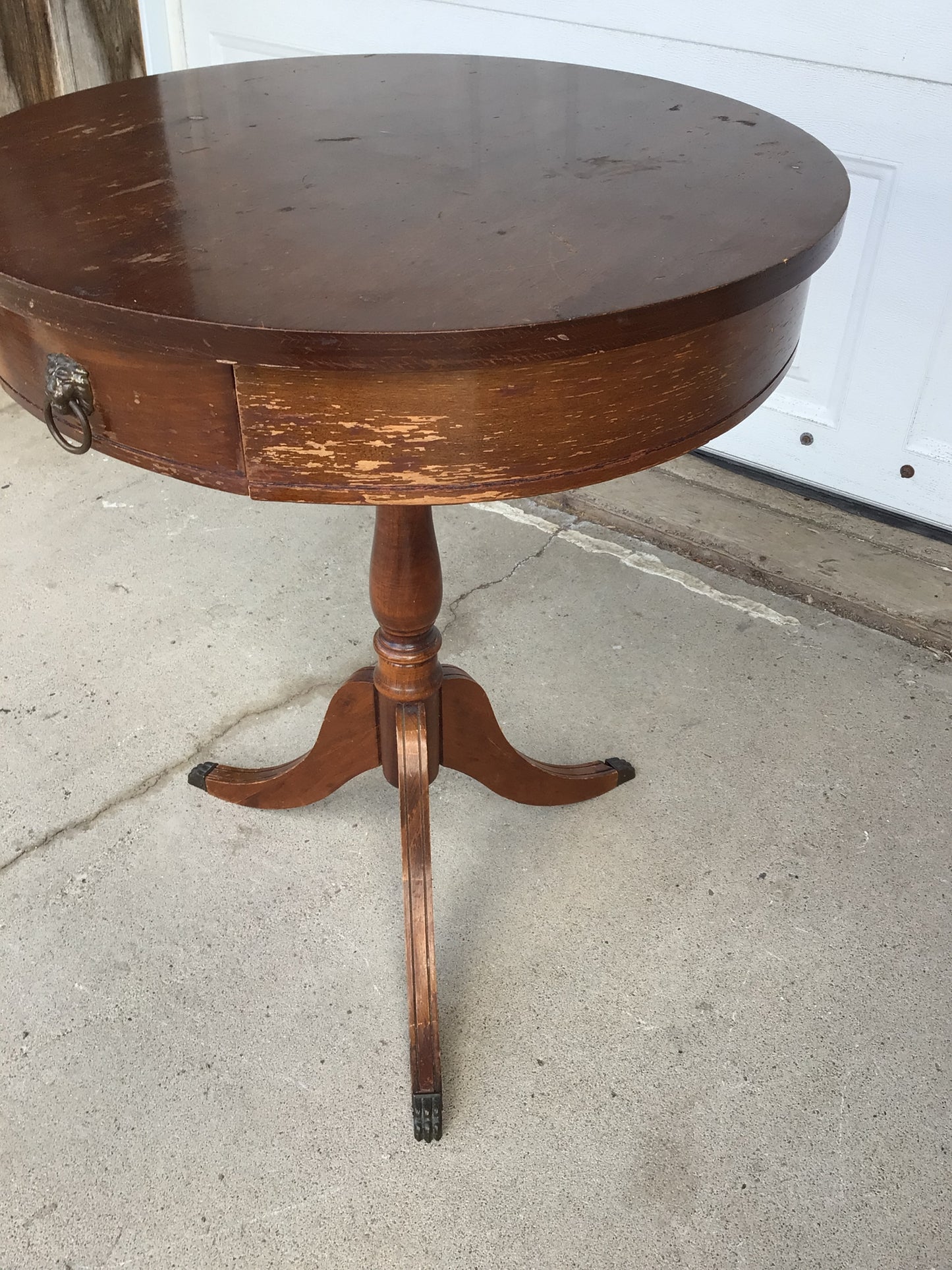 Circular Wooden Coffee Table