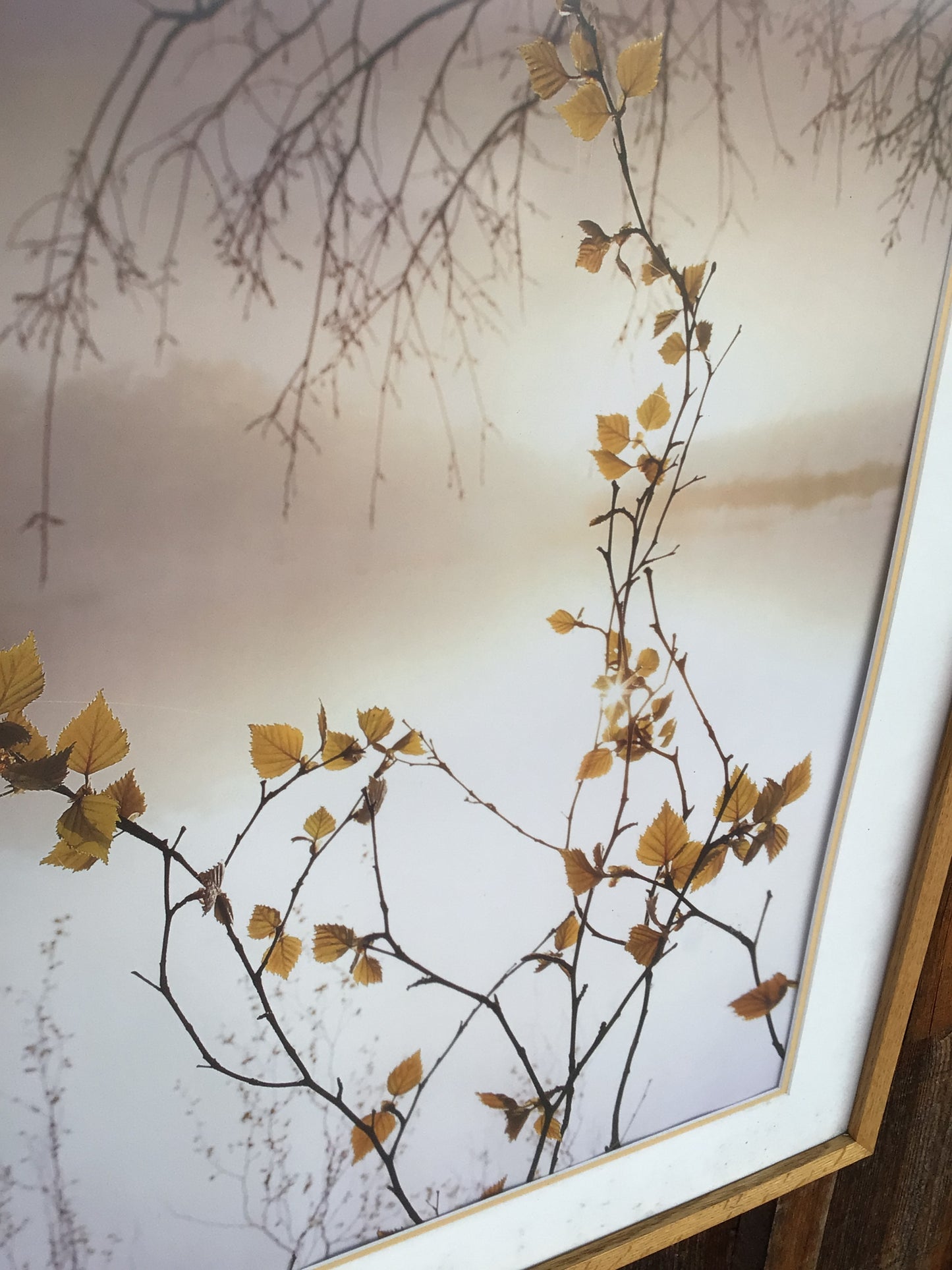 “Lakeside Mornings” Framed and Matted Art.