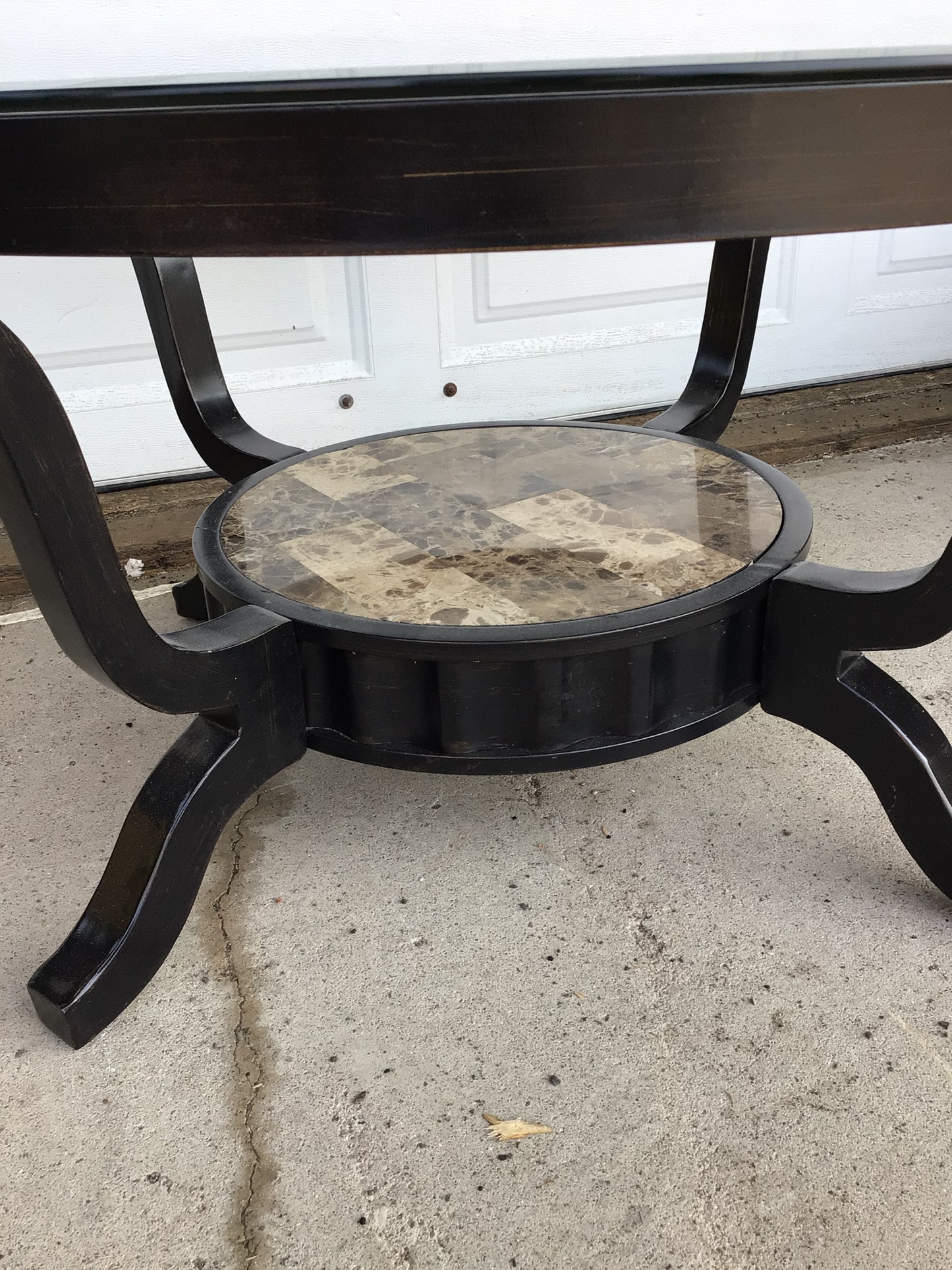 Circular Glass Coffee Table