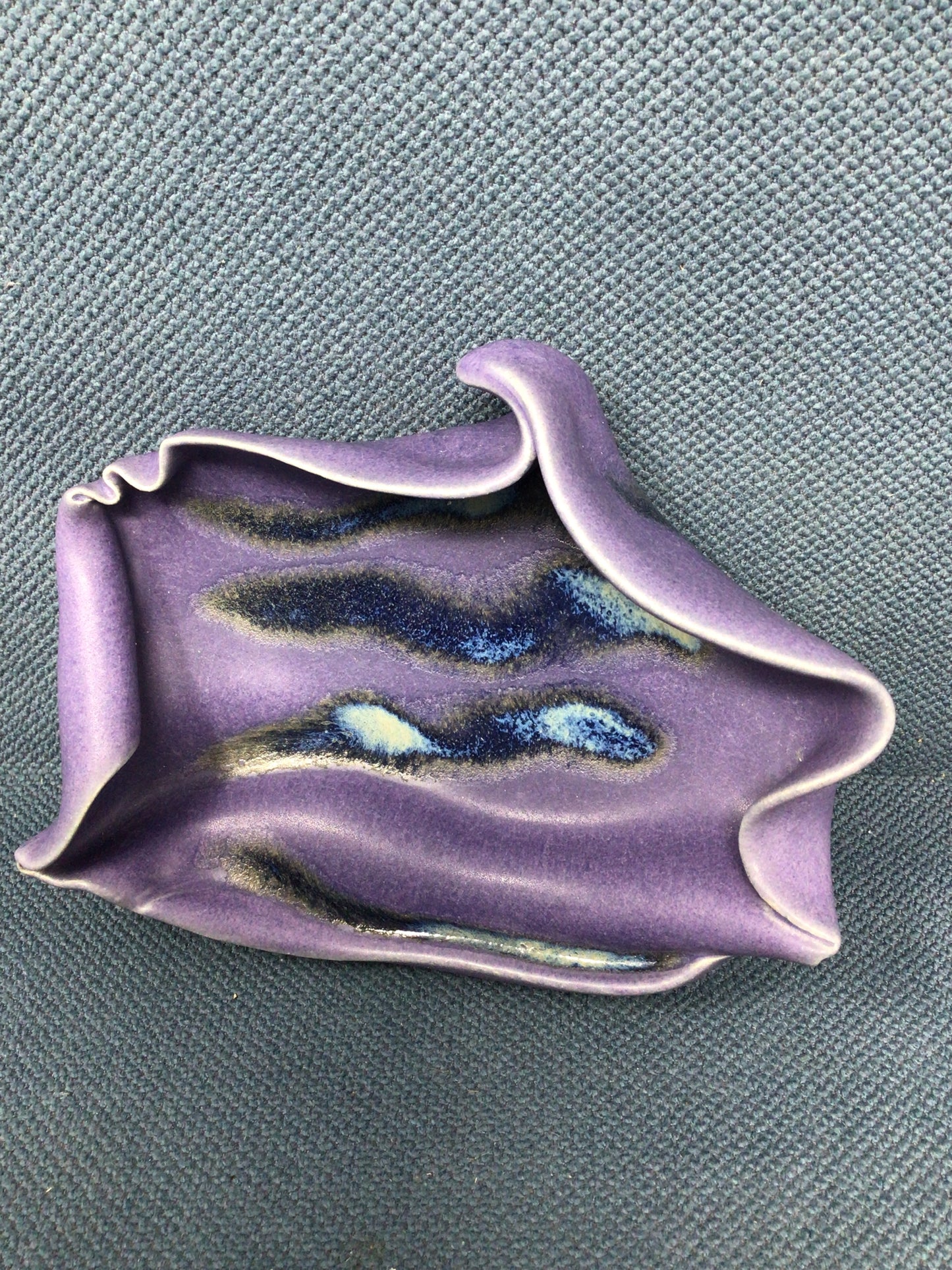 Periwinkle Hilborn Pottery Brie Baker