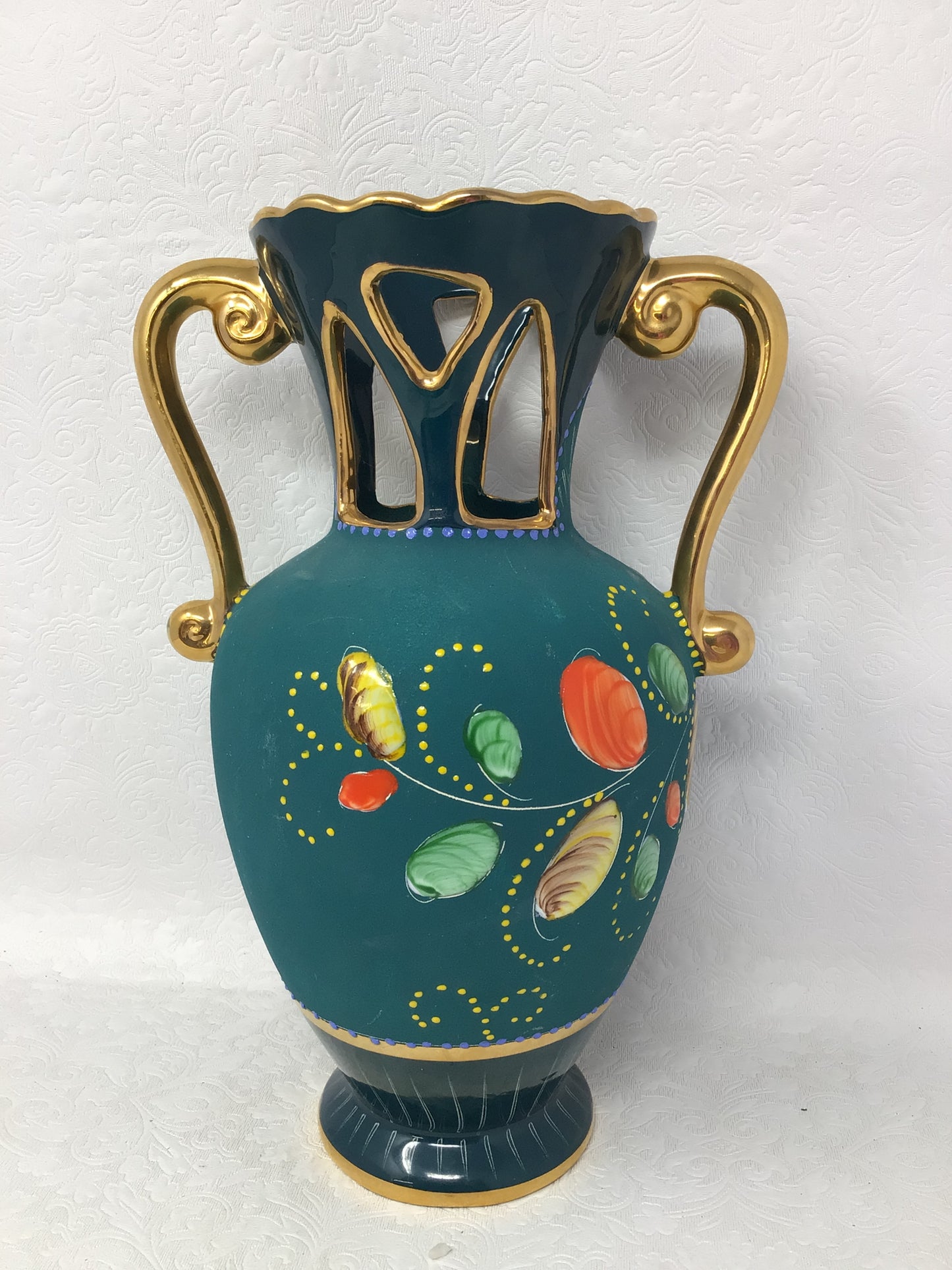 Vintage Hubert Bequet Quaregnon Vase