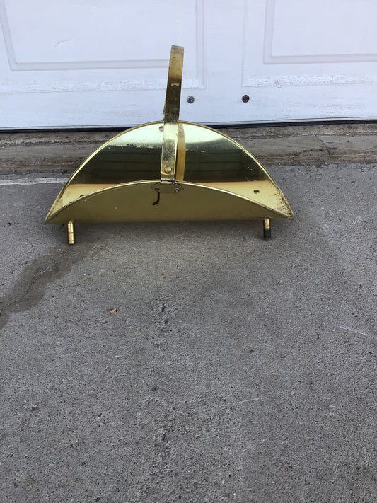 Metal Brass Like Fire Wood Log Holder