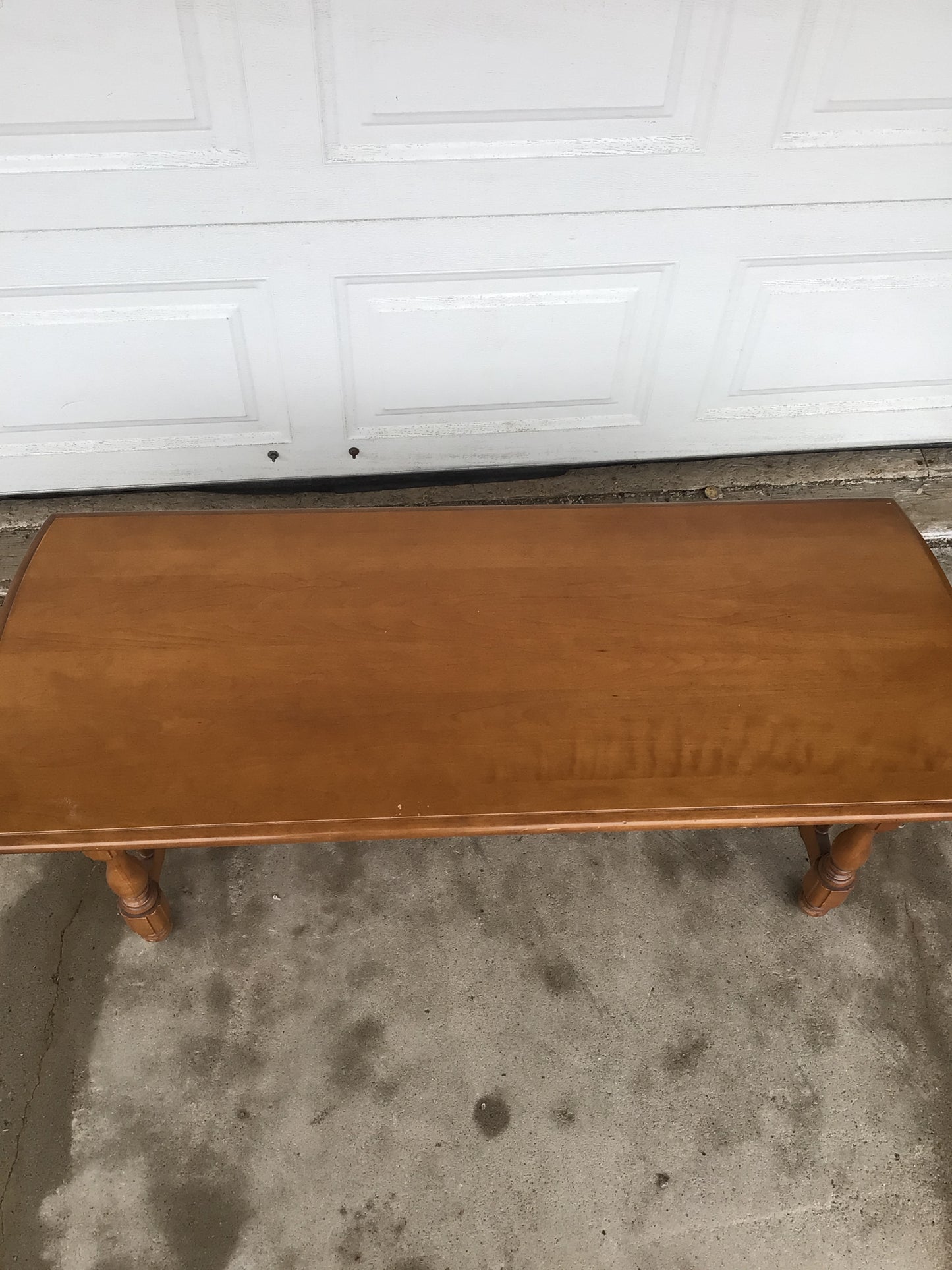Maple Colonial Style Coffee Table