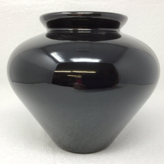 Vintage Ceramic Black Vase