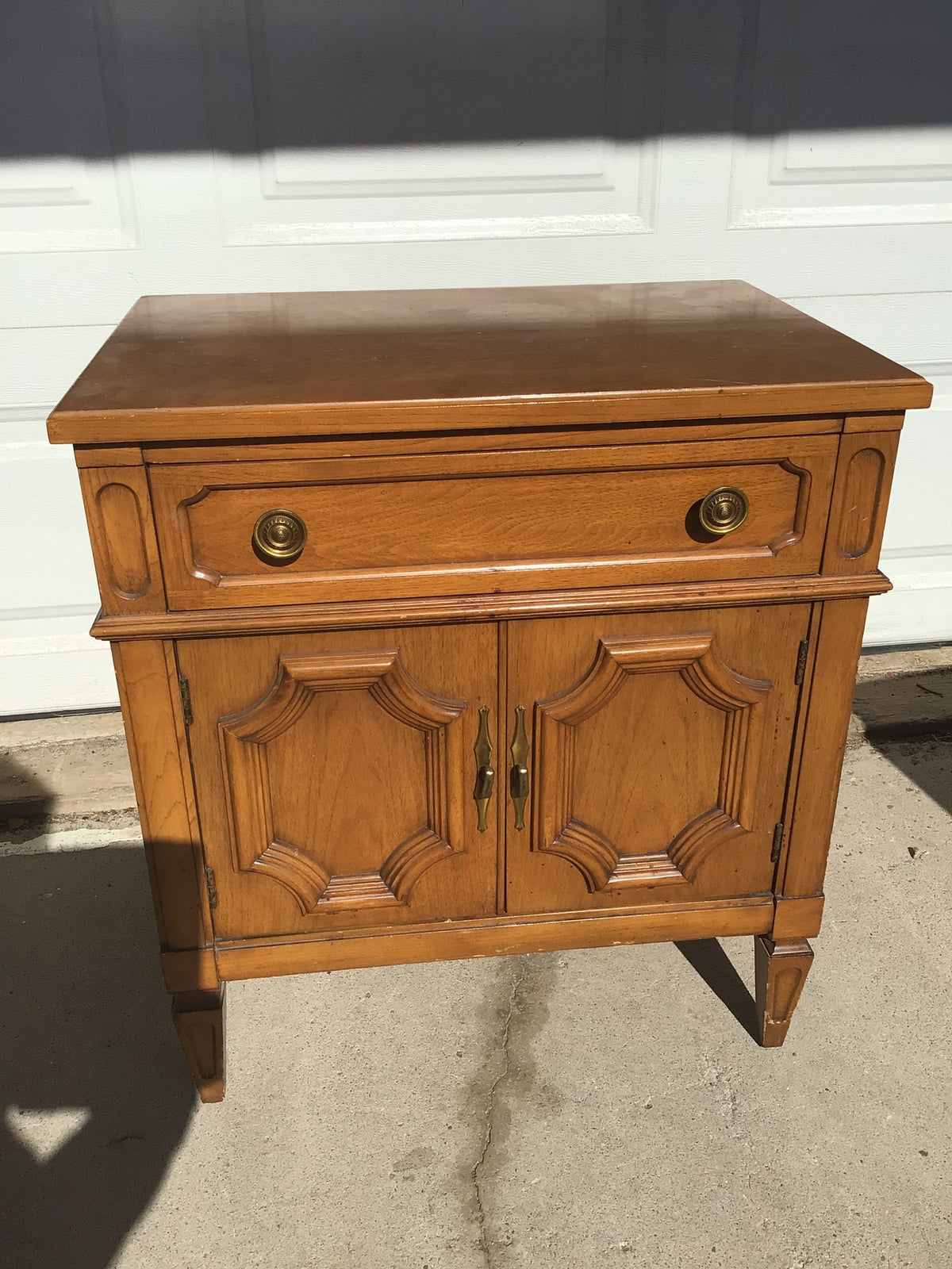 Vintage Wooden Nightstand