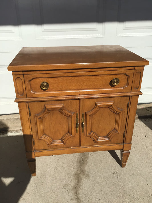 Vintage Wooden Nightstand