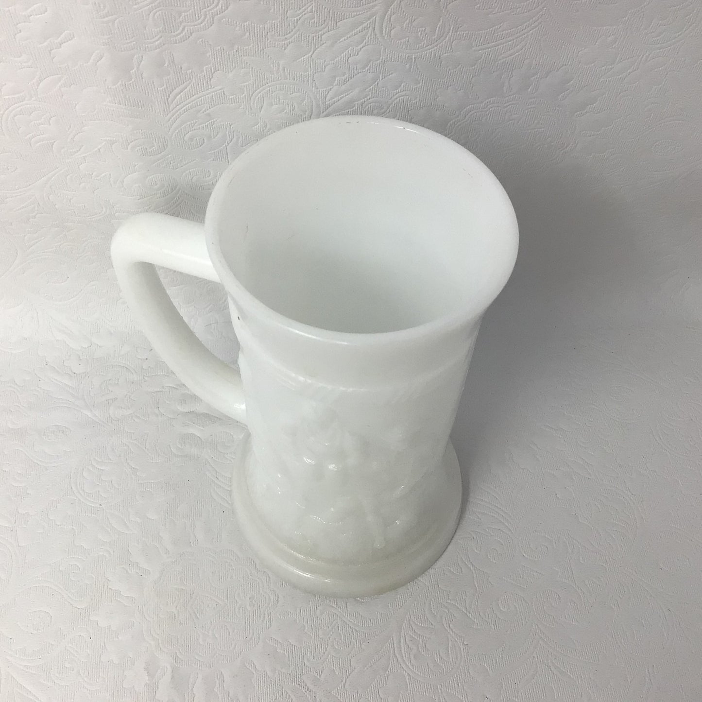 Vintage Federal Milk Glass Tavern Beer Stein Tankard Mug 1960’s