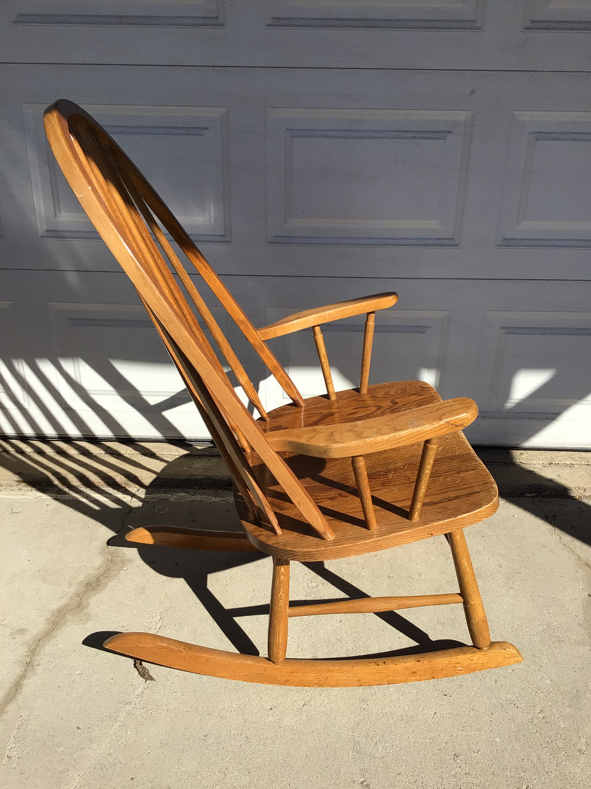 Windsor Style Bowback Rocking Chair