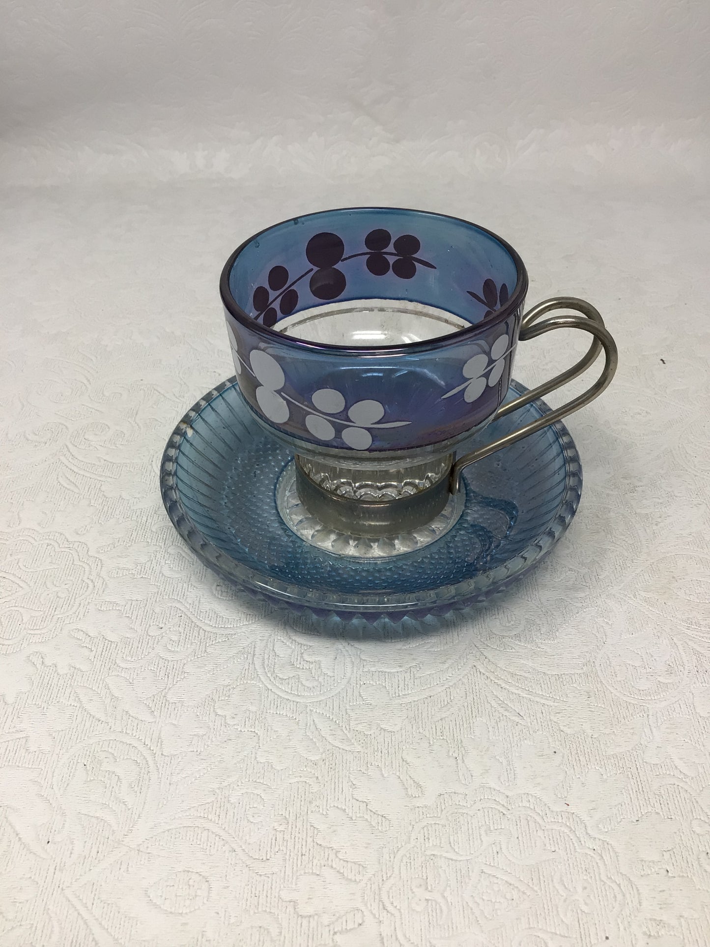 Indiana Glass Tea Cup and Saucer Set