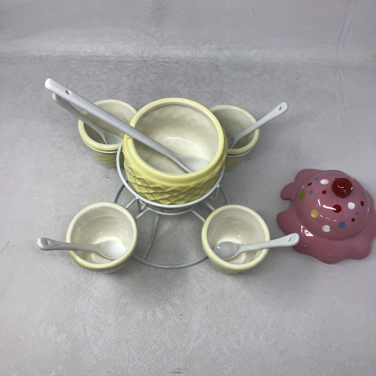 Ice Cream Lazy Susan Server