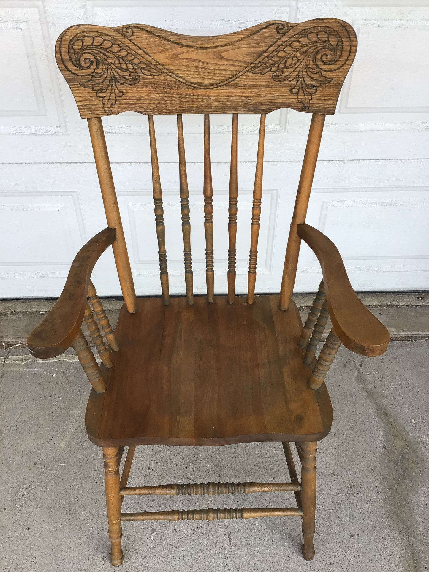 Ornate Pressback Armchair