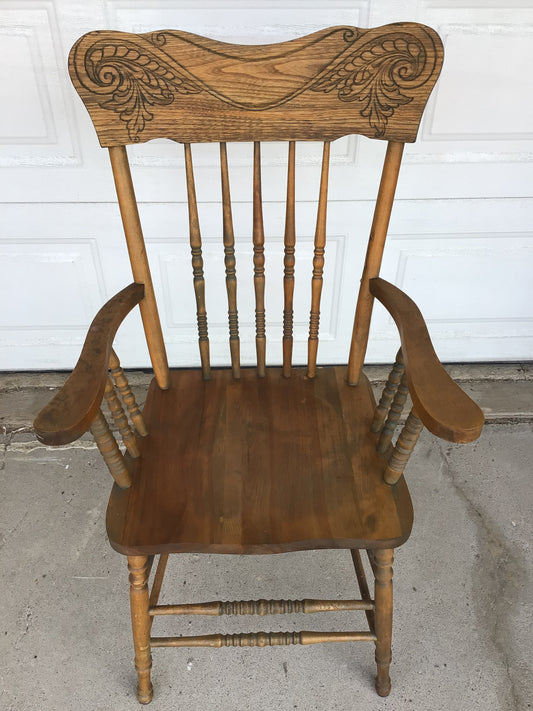 Ornate Pressback Armchair