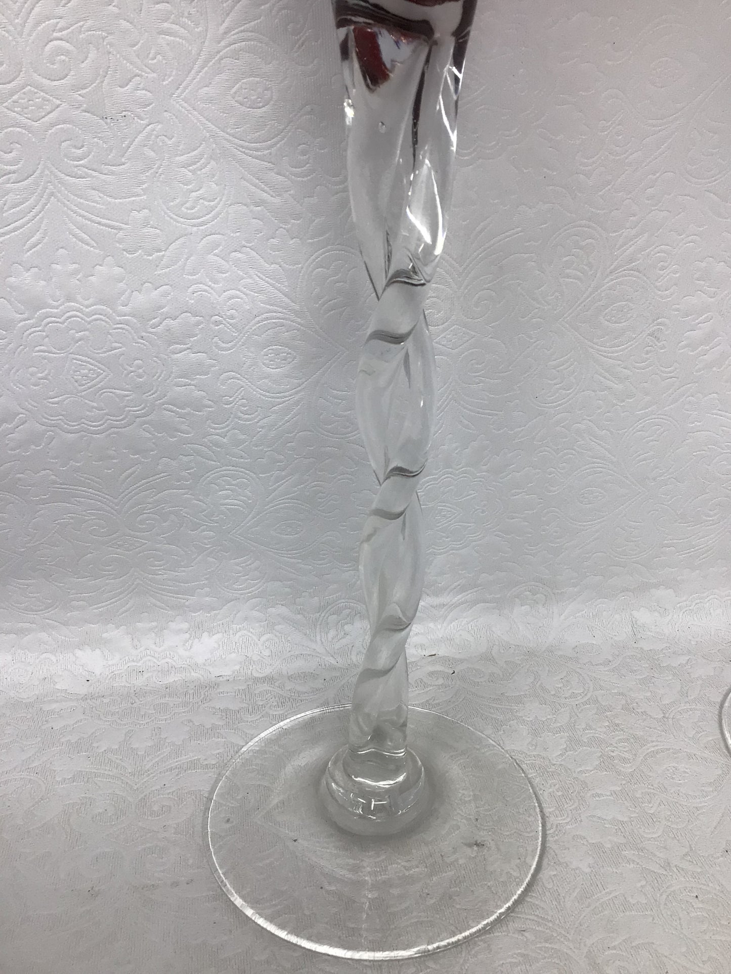 Set of 2 Tall Red Candle Holders