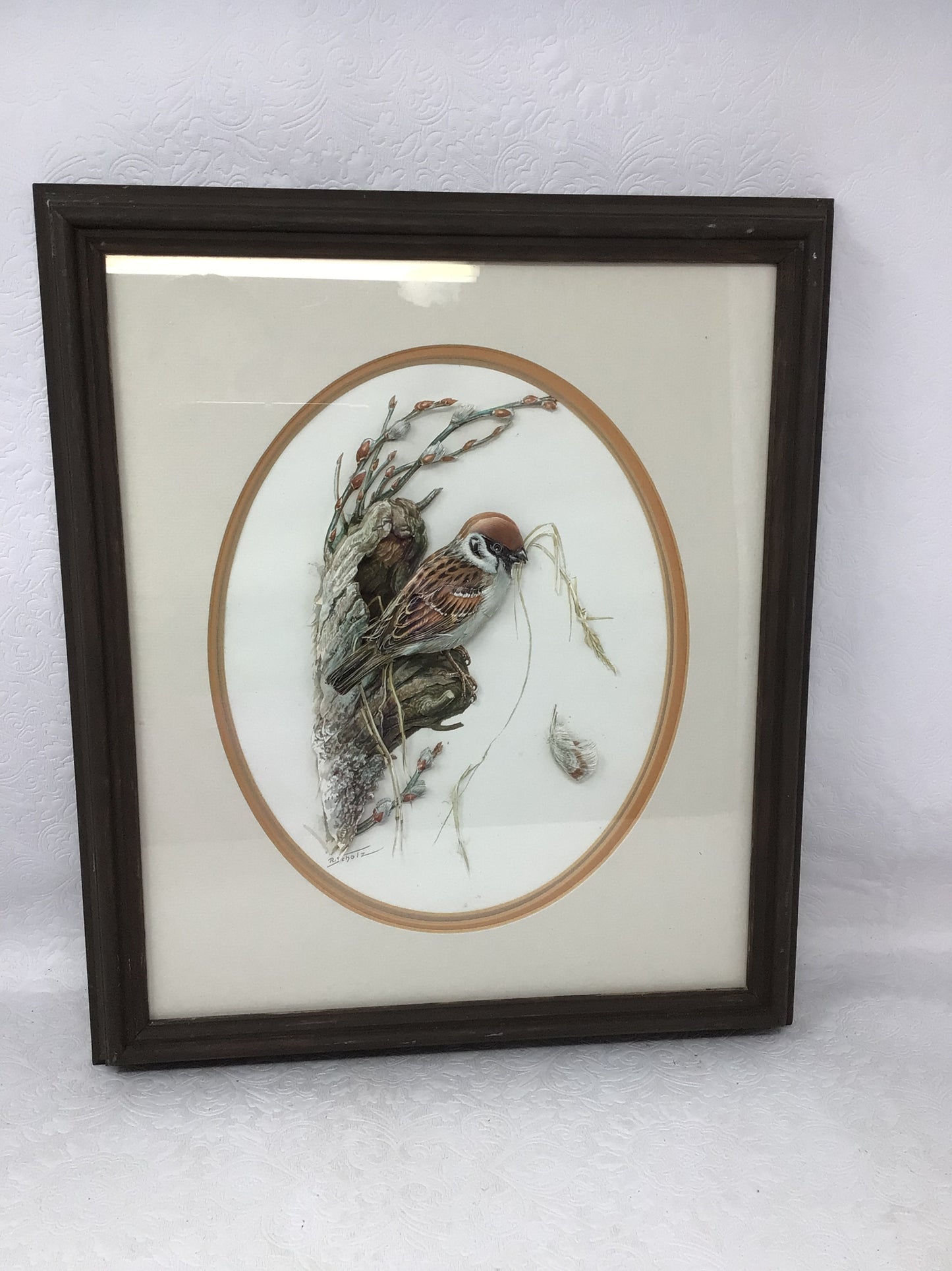 Framed 3D Bird Art