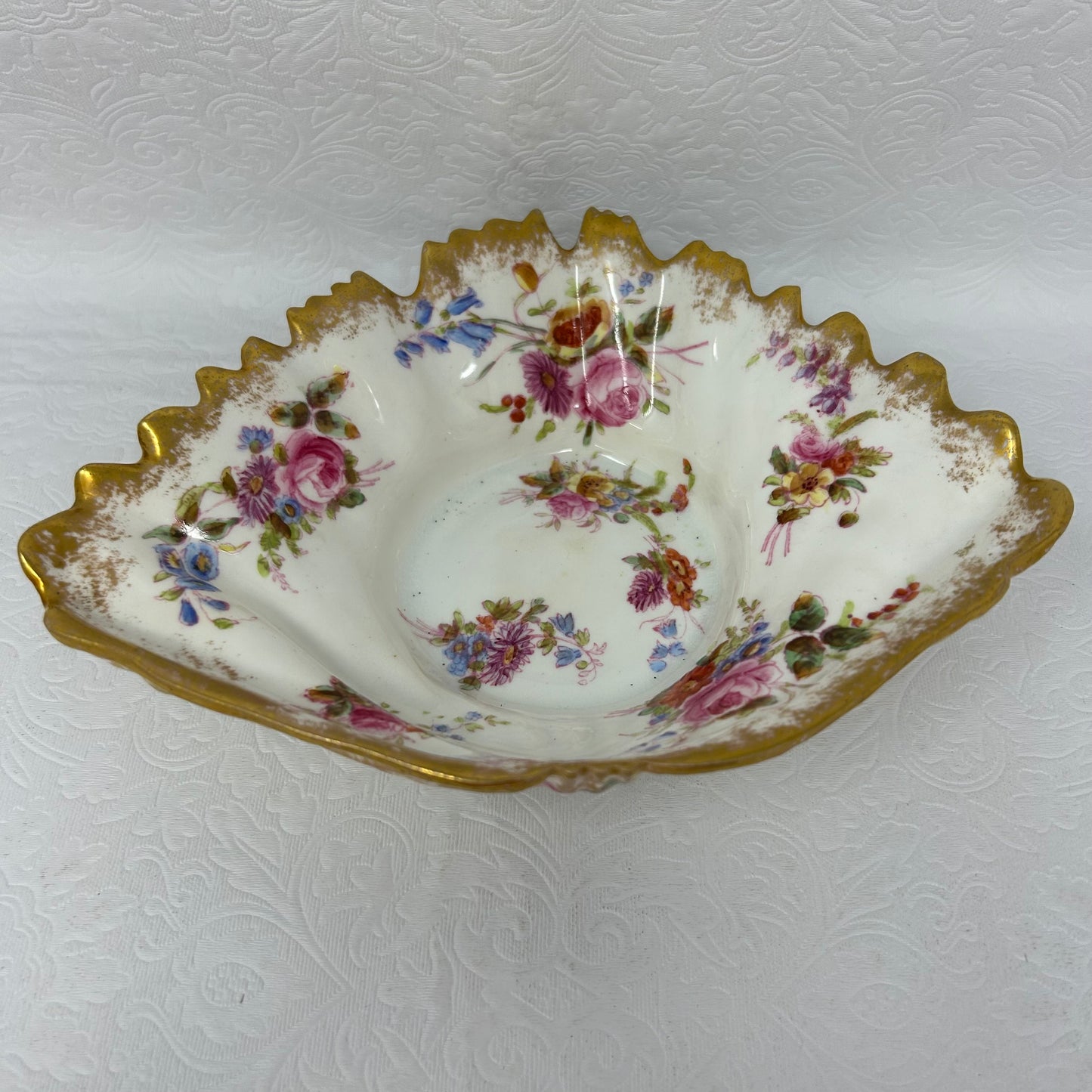 Floral Shell Trinket Dish