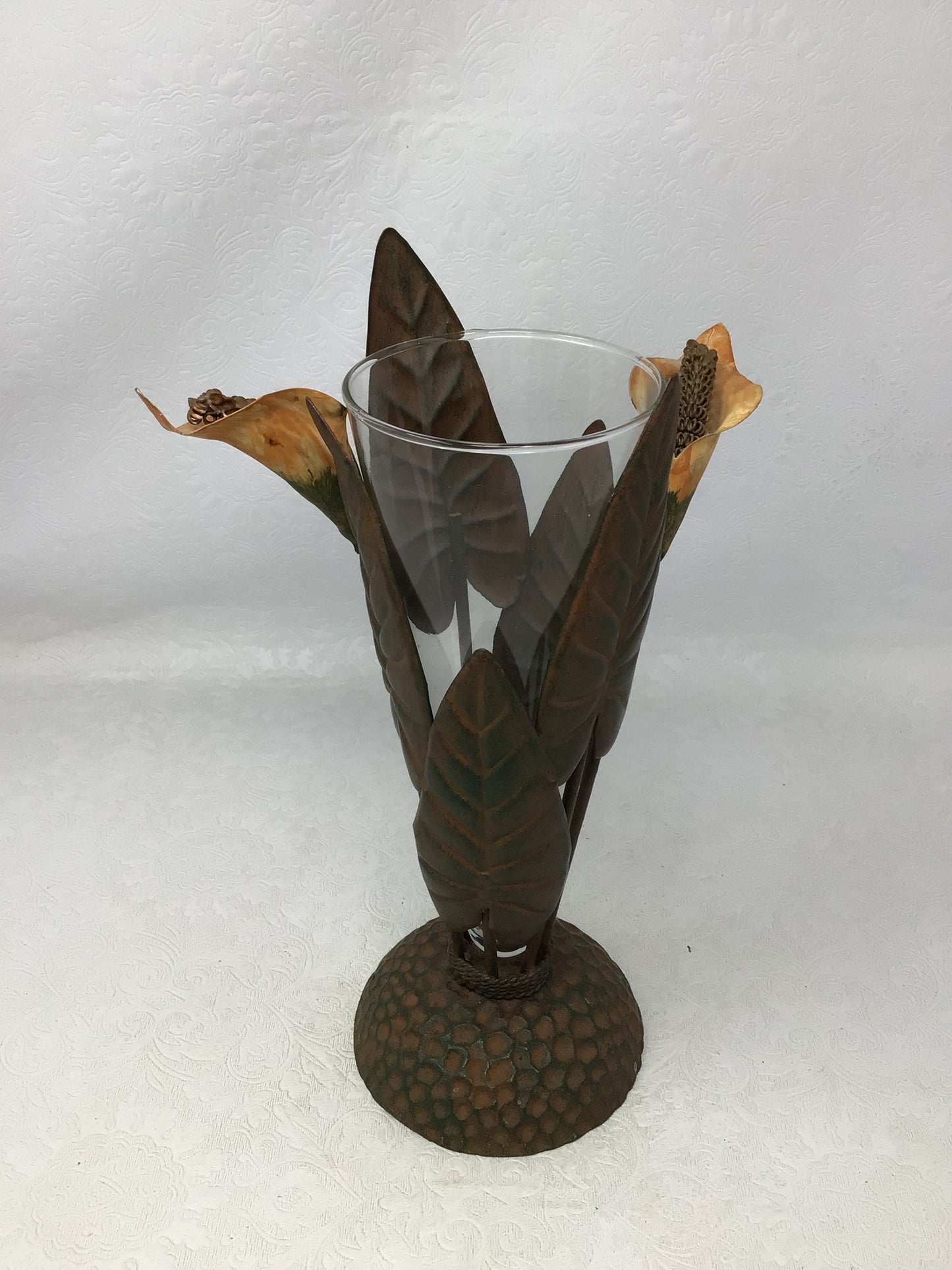 Metallic Flower Vase