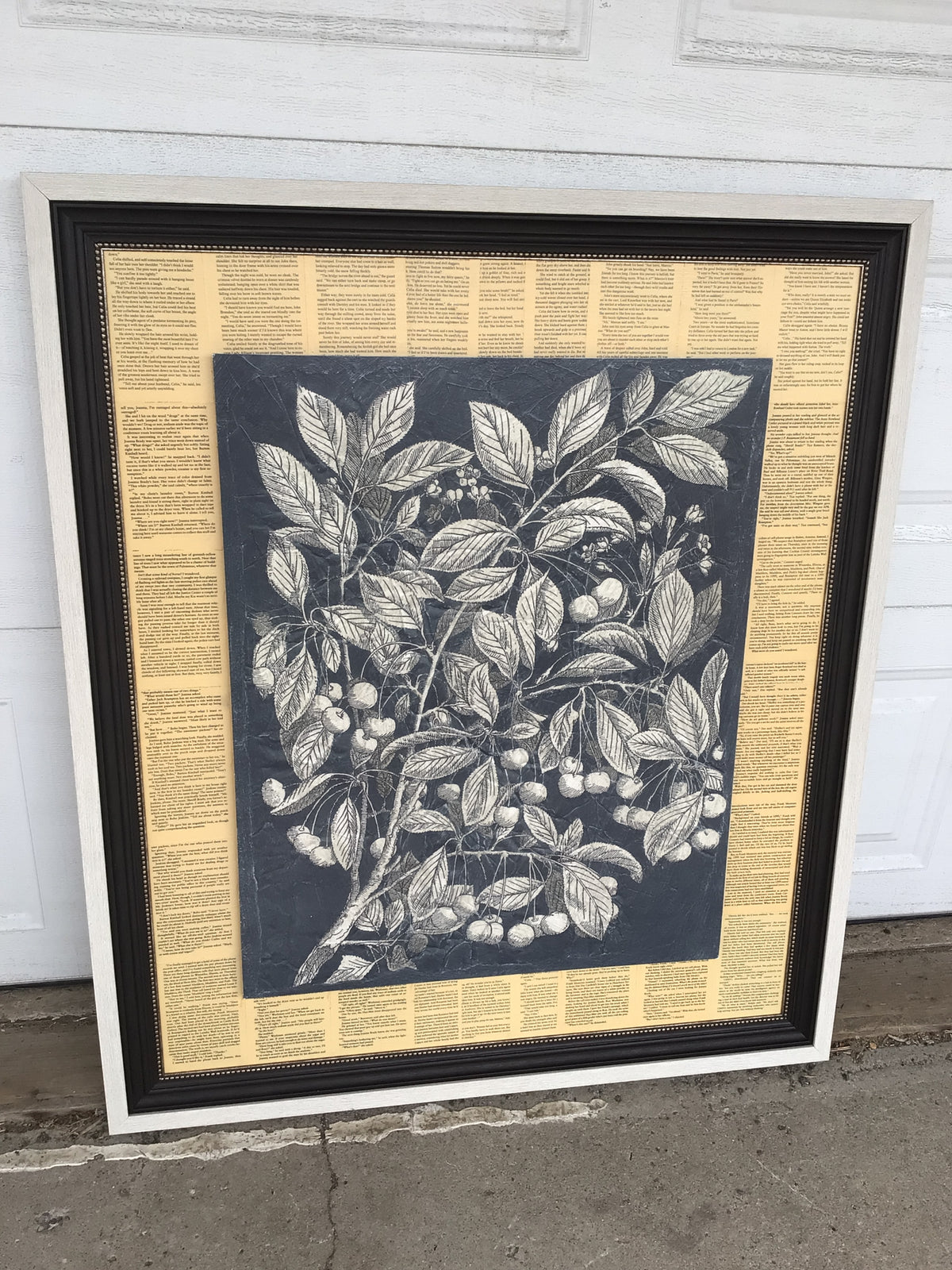 Vintage Fruit and Floral Framed Artwork